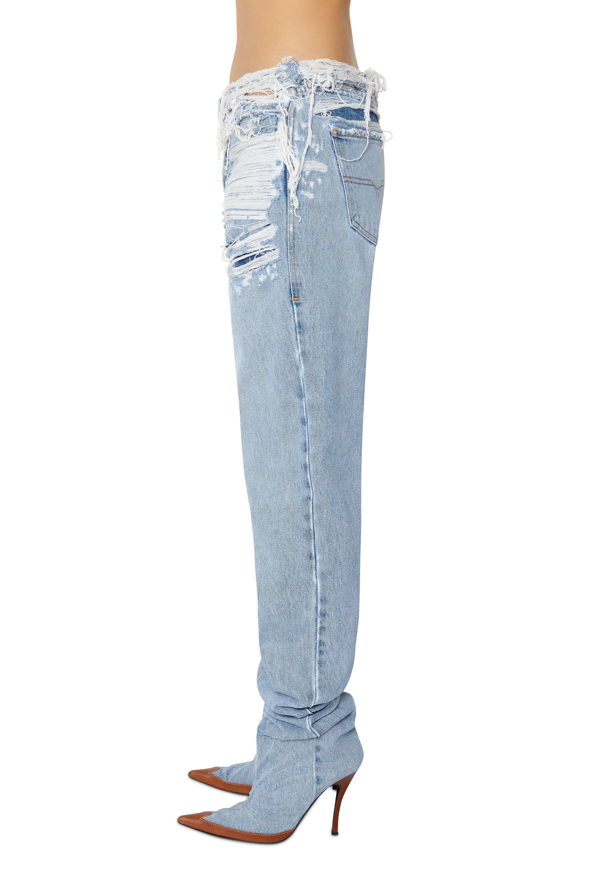 Diesel - Straight Jeans 1956 D-Tulip 007N7, Female's ストレート Jeans - 1956 D-Tulip in ライトブルー - 6