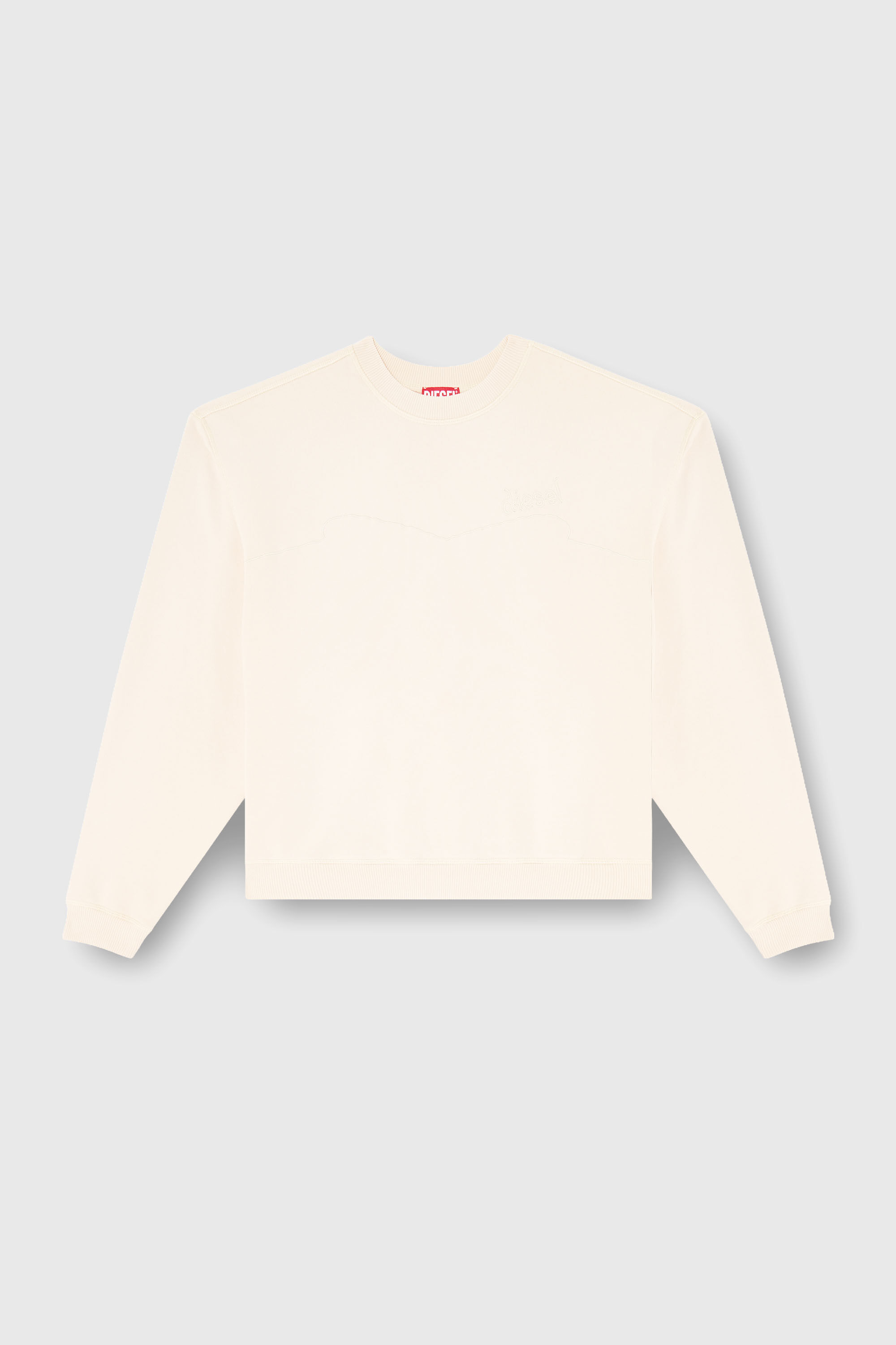 Diesel - F-CREW, Female's プルオーバースウェット in フェースパウダー - 2
