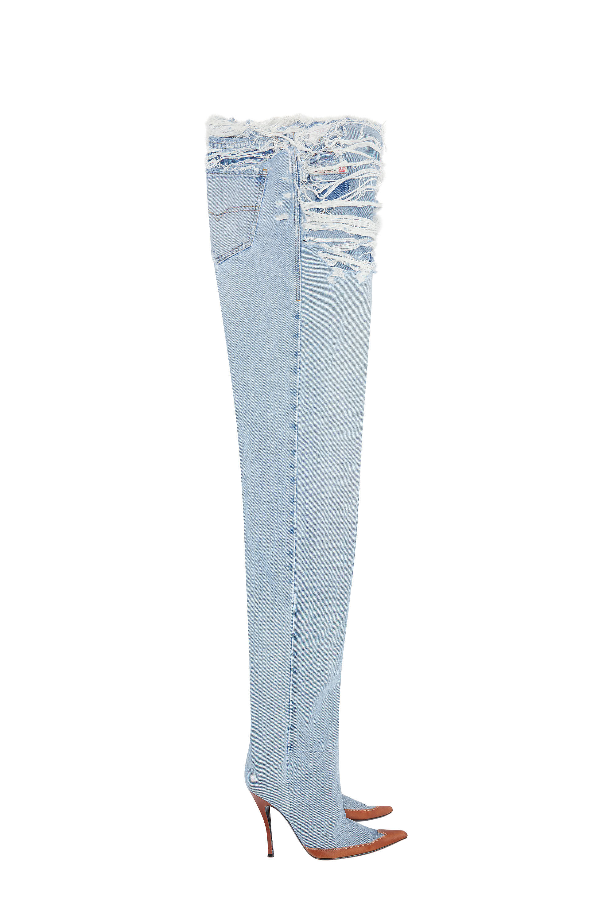 Diesel - Straight Jeans 1956 D-Tulip 007N7, Female's ストレート Jeans - 1956 D-Tulip in ライトブルー - 2