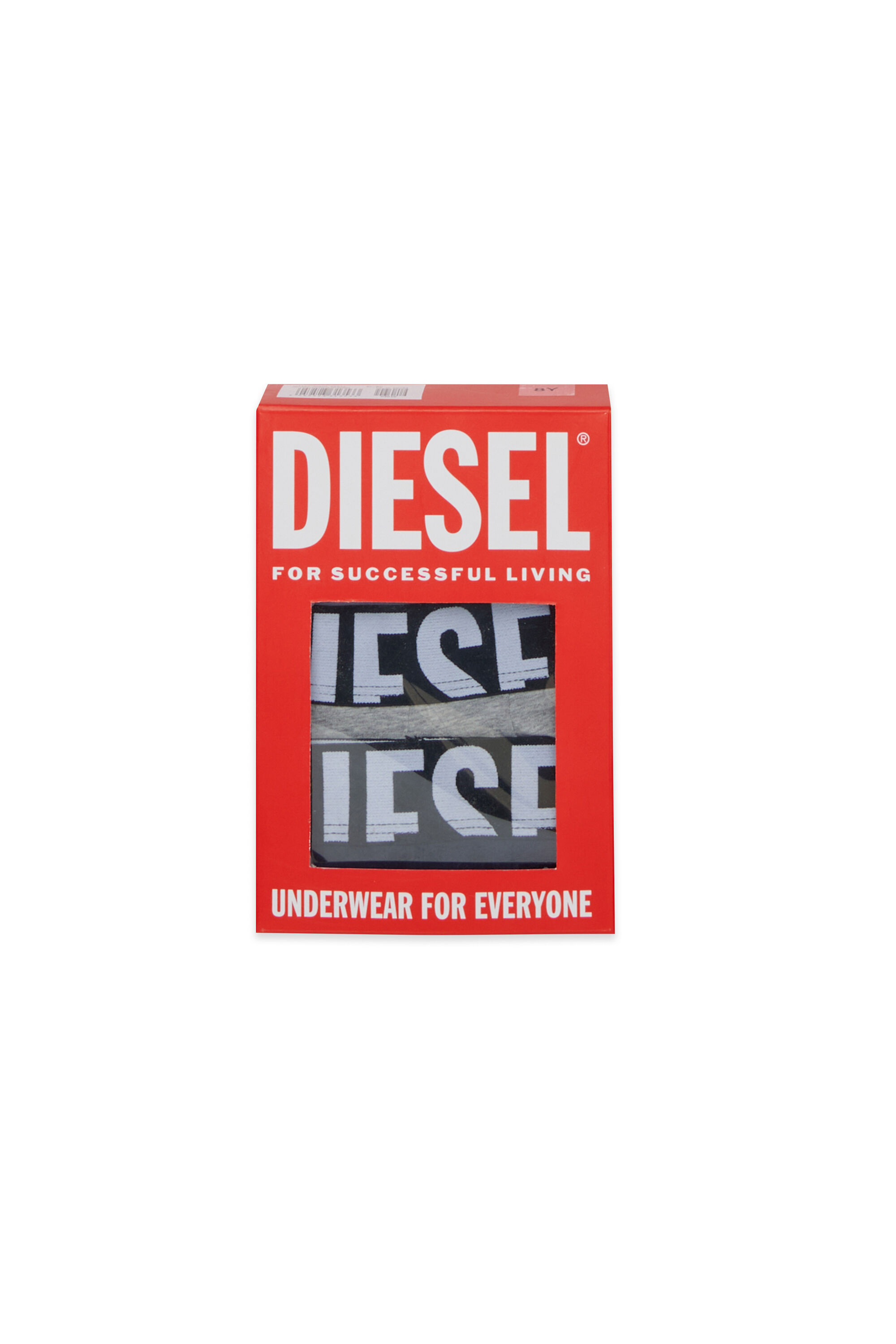 Diesel - UM-UMILLOTRIPACK-DD, Male's ボクサーパンツ in グレー/ブラック - 3