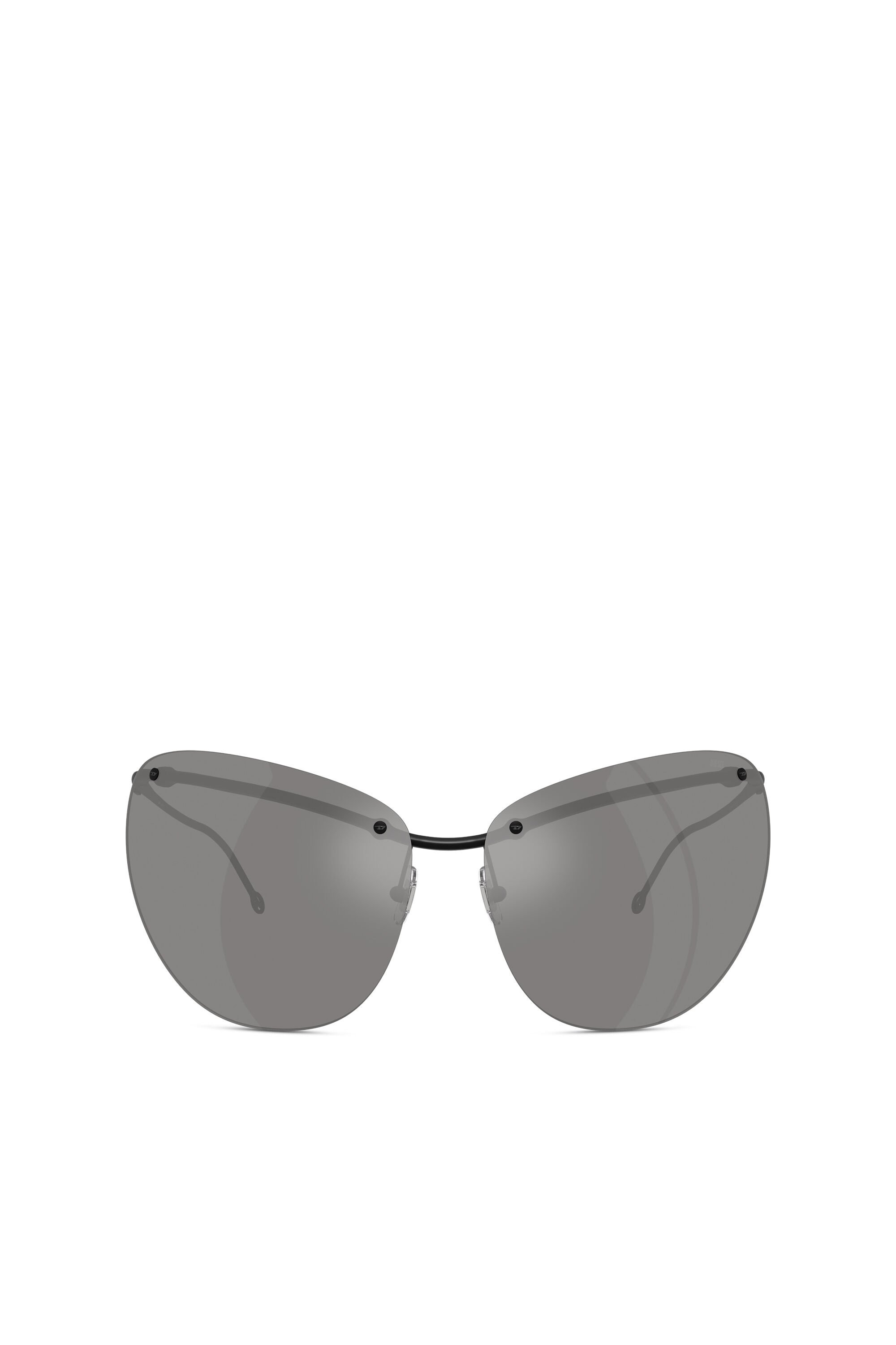 Diesel - 0DL1007, Unisex's Wraparound shape sunglasses in グレー - 1