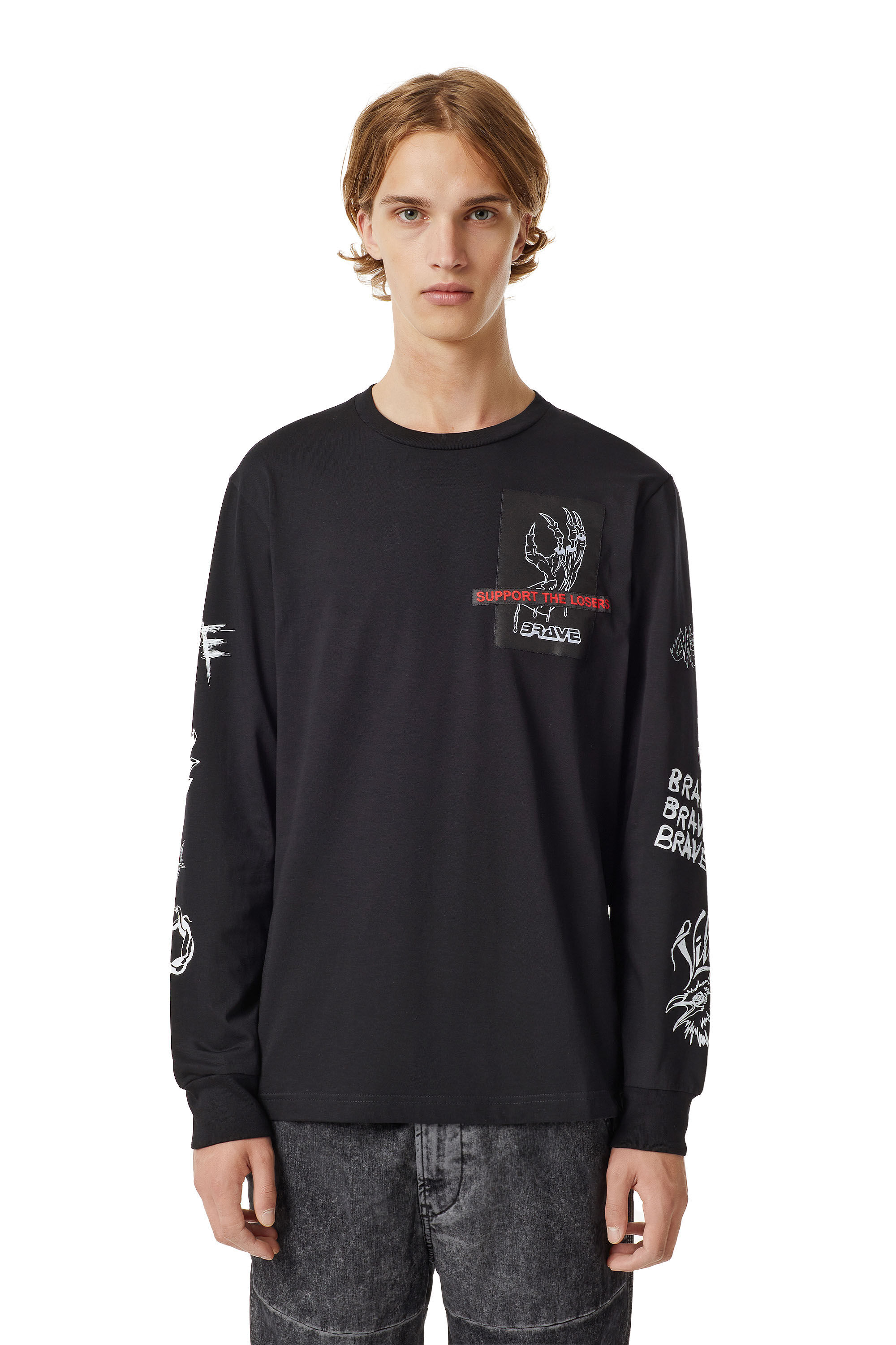 Diesel - T-JUST-LS-A9, ブラック - Image 3
