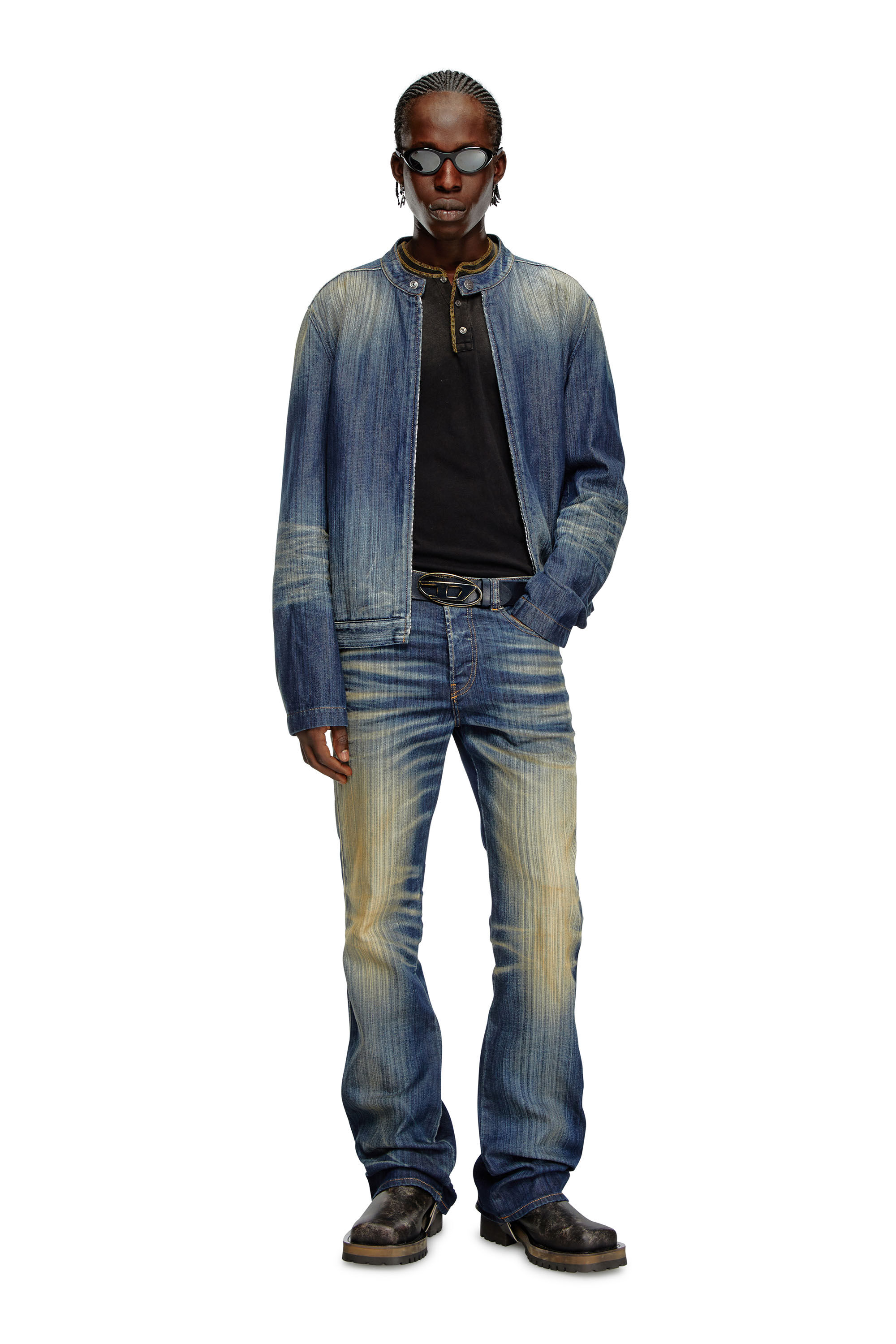 Diesel - Male's Bootcut Jeans 1998 D-Buck 09J46, ダークブルー - 1