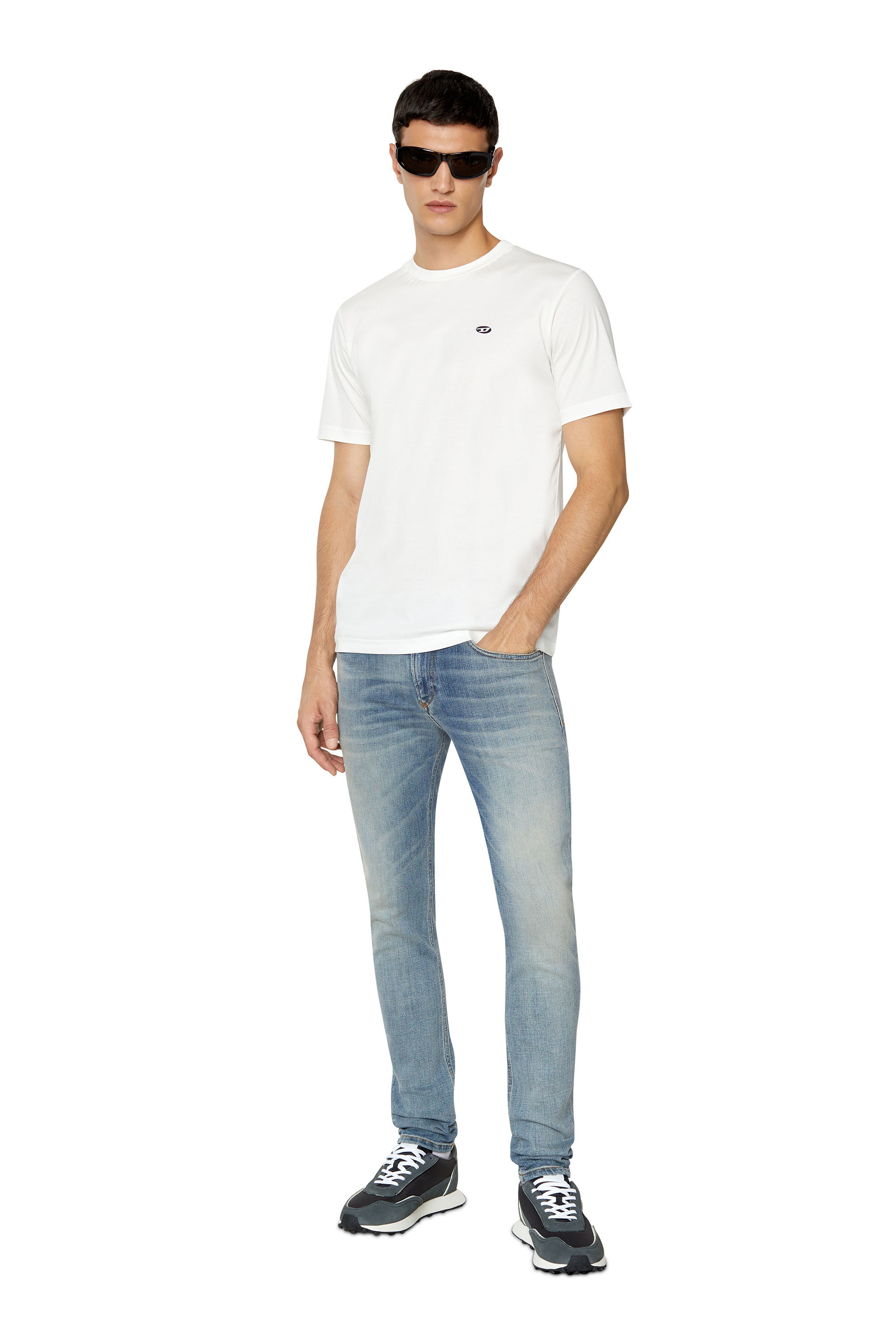 Diesel - S-RACER LC, Male's スニーカー メッシュ＆スエード - S-Racer Lc in ダークブルー - 1