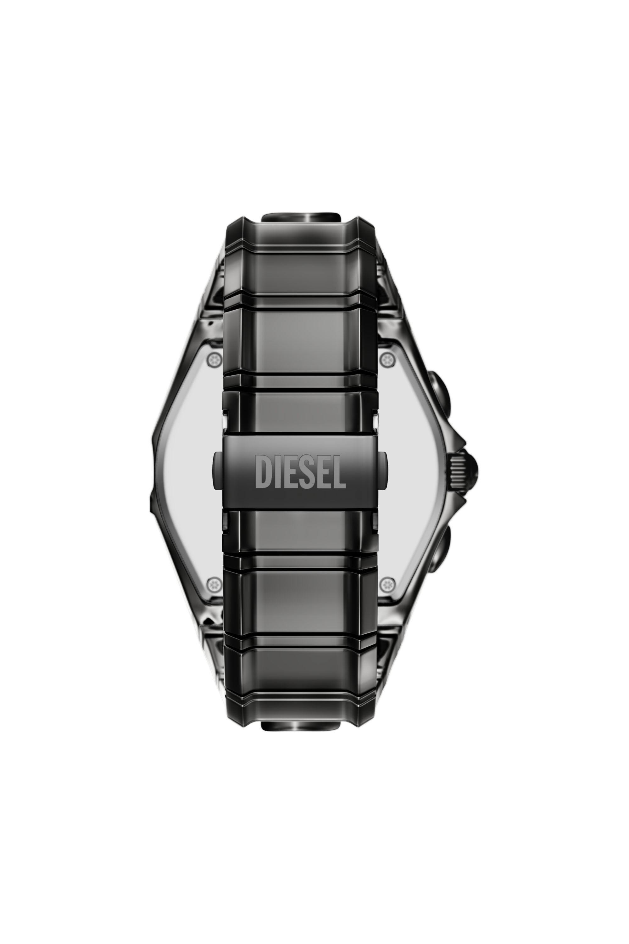 DZ4726 WATCH D-Curve gunmetal stainless steel watch｜ブラック