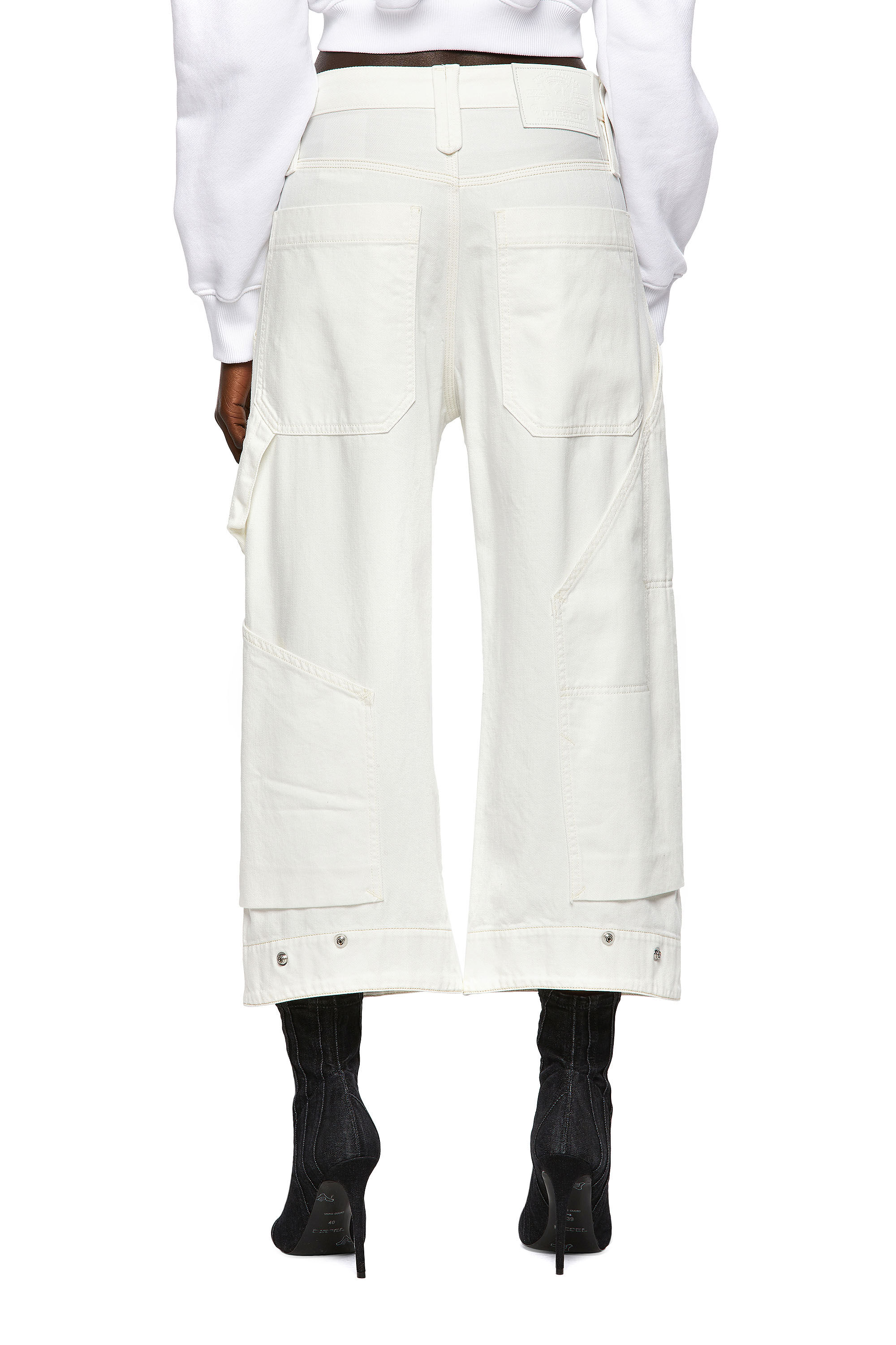 Diesel - D-Laly 0HDAI Bootcut and Flare Jeans, ホワイト - Image 5