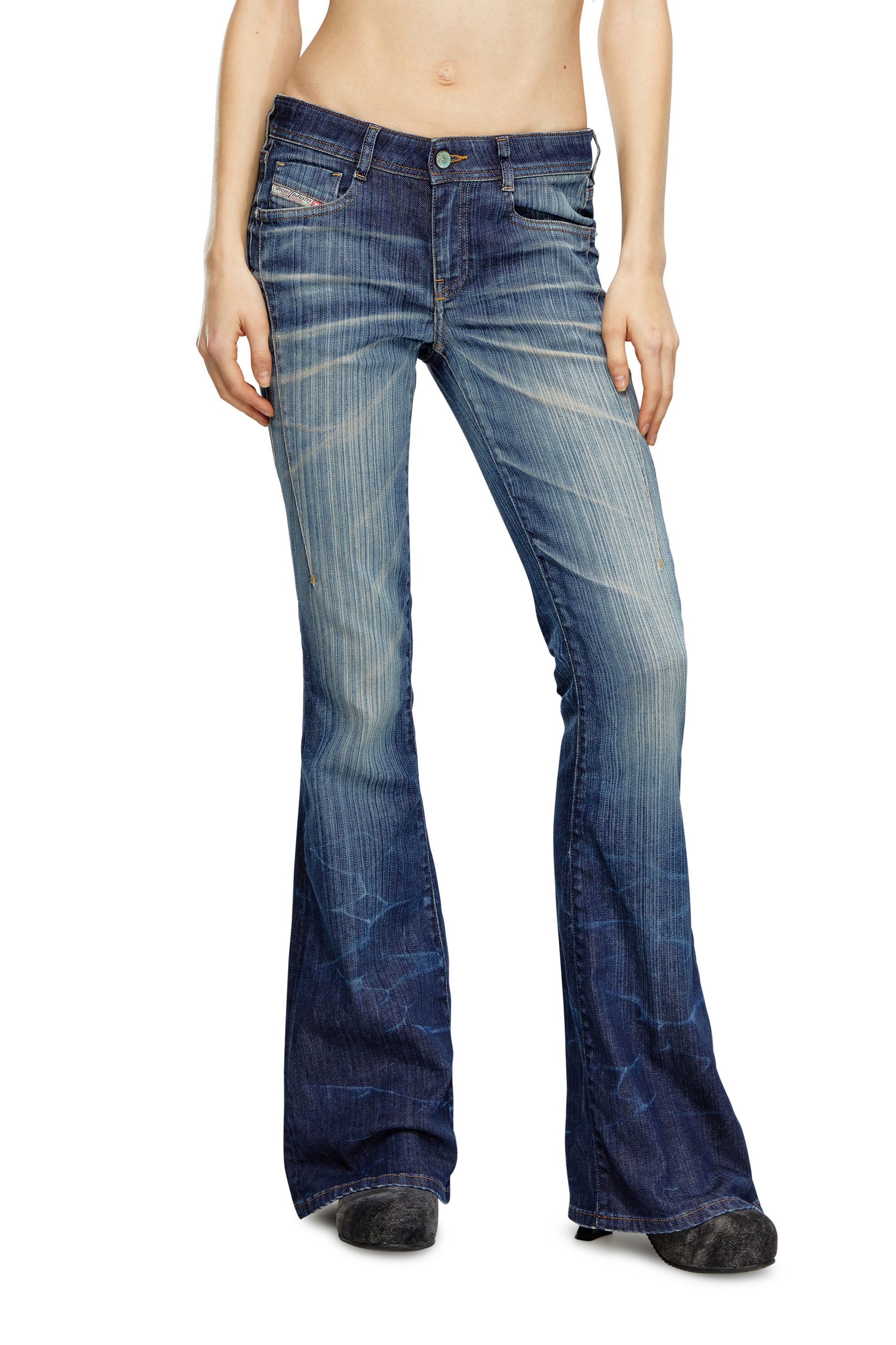 Diesel - Bootcut and Flare Jeans 1969 D-Ebbey 09I03, ダークブルー - Image 3