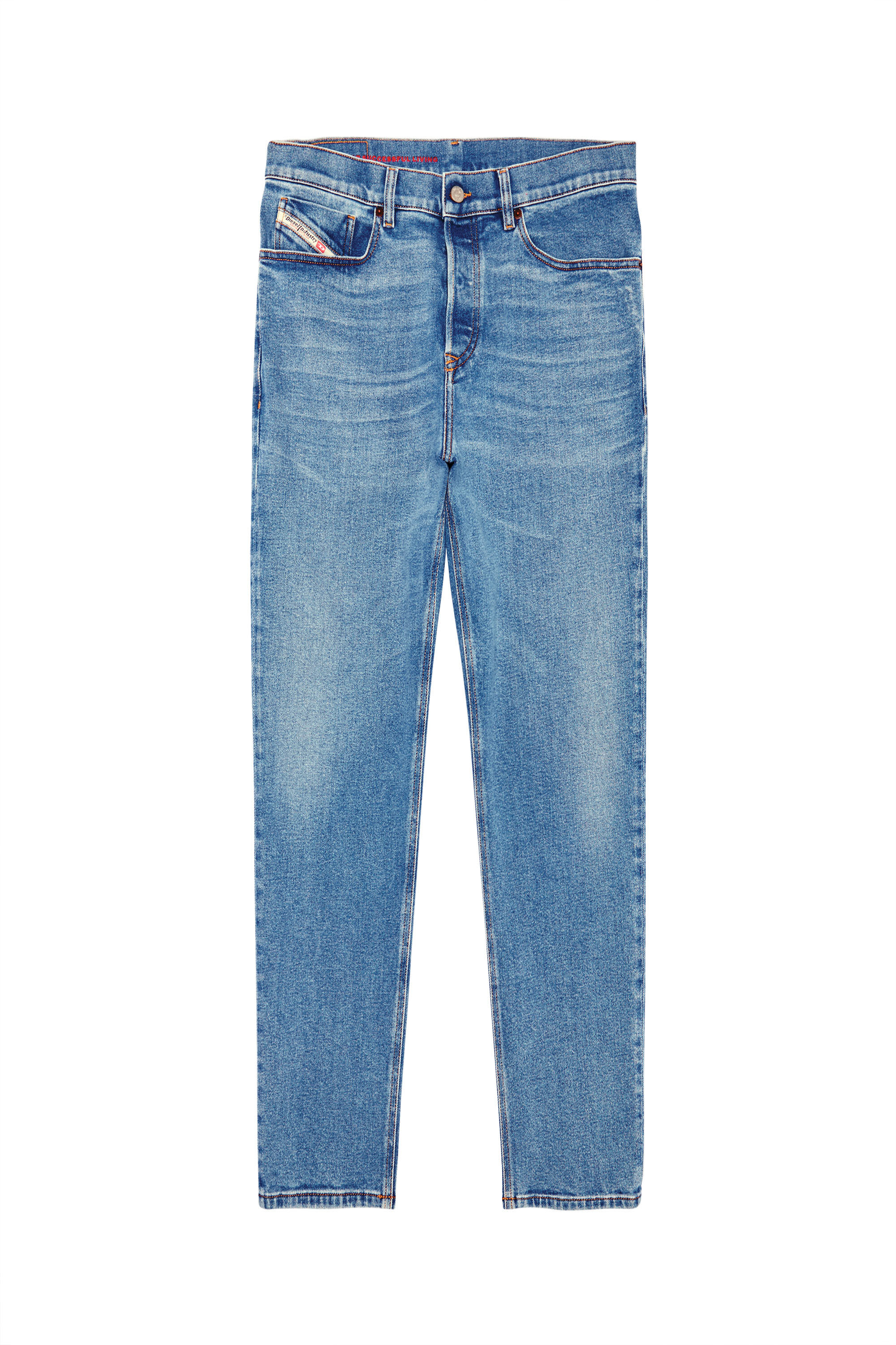 Diesel - Tapered Jeans 2005 D-Fining 09B92, Male's テーパード Jeans - 2005 D-Fining in ミディアムブルー - 2