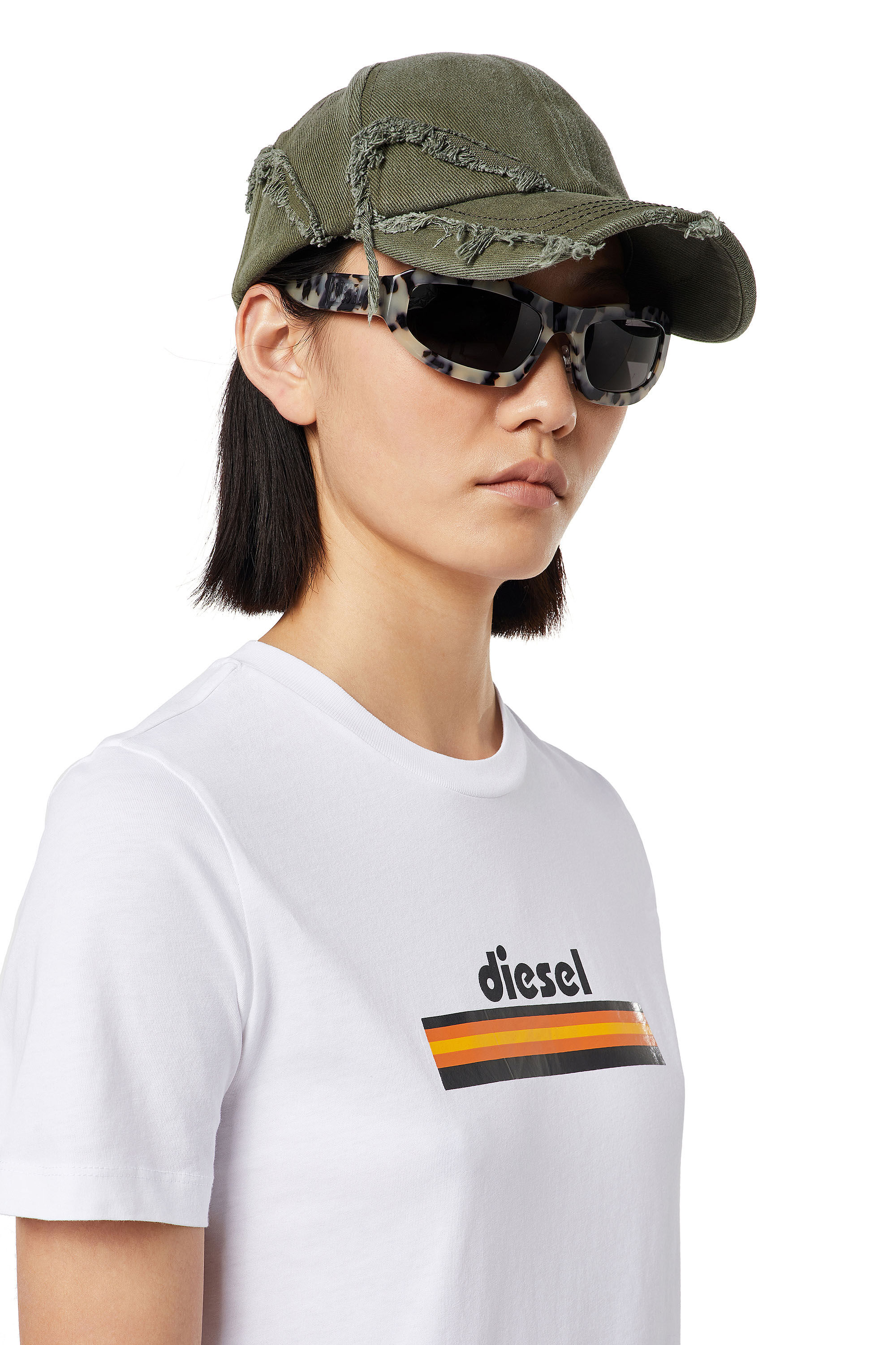 Diesel - T-REG-C26, Female's 半袖 Tシャツ in ホワイト - 5