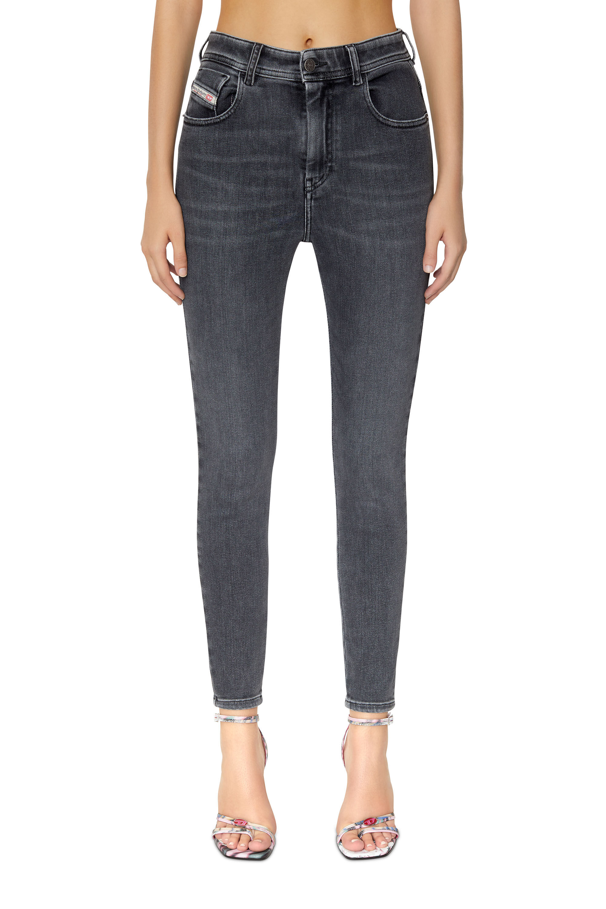 Diesel - Female's Super skinny Jeans 1984 Slandy-High 09D61, ブラック/ダークグレー - 3