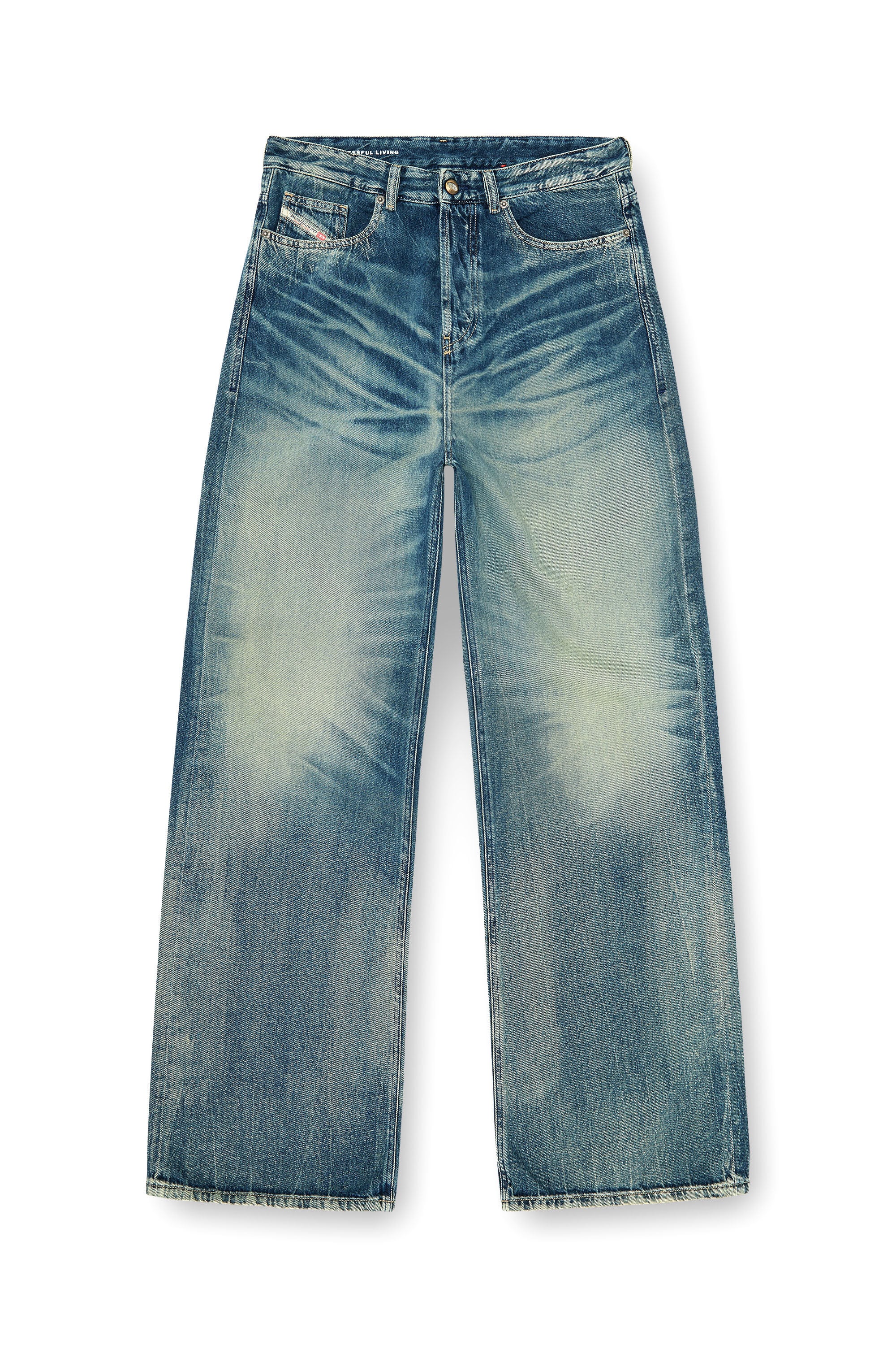 Diesel - Male's Relaxed Jeans D-Rise 09P55, ダークブルー - 2