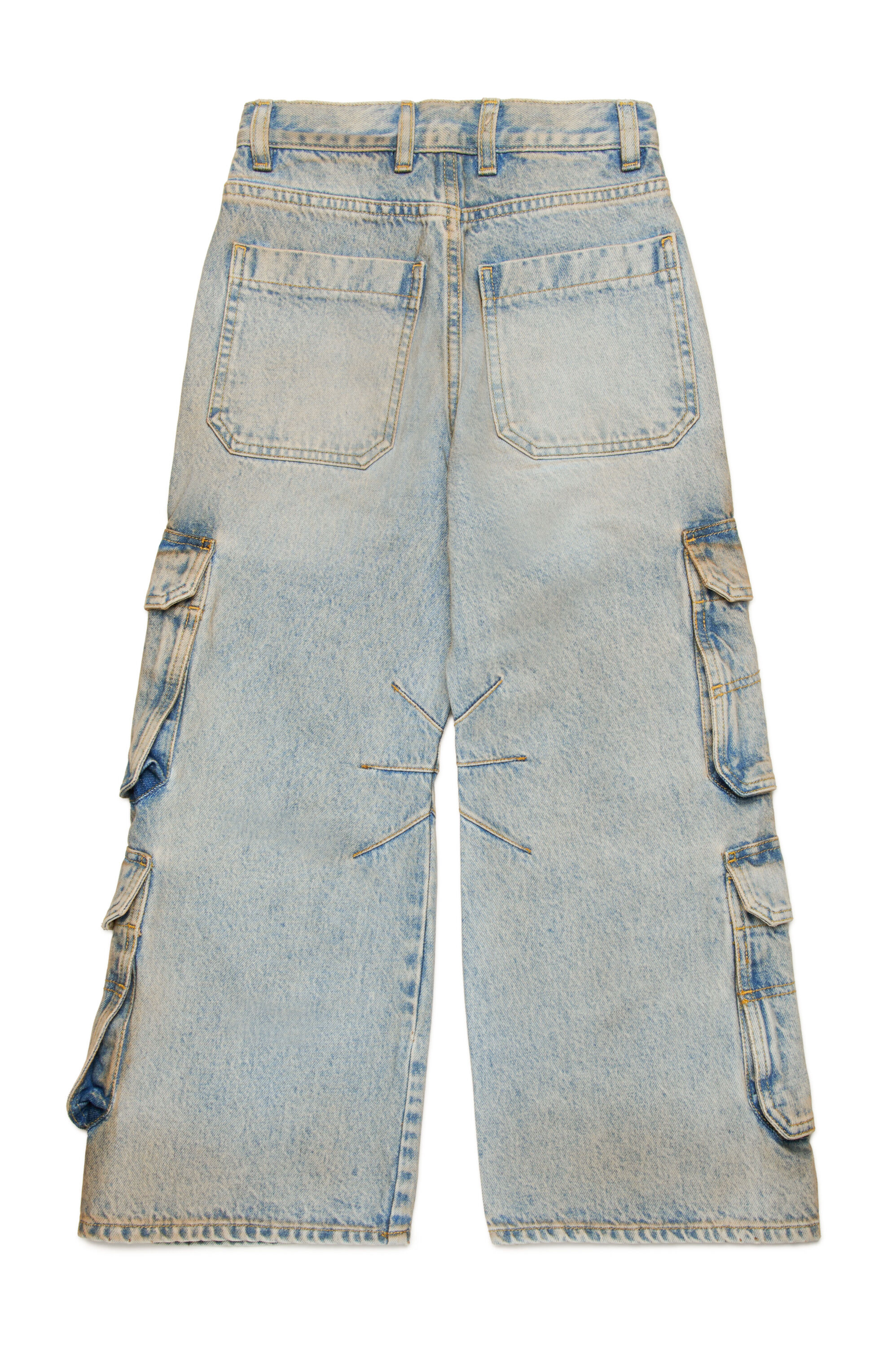 D-ARGJX-CARGO-J Loose Jeans - D-Argjx｜ブルー｜ガールズ｜DIESEL