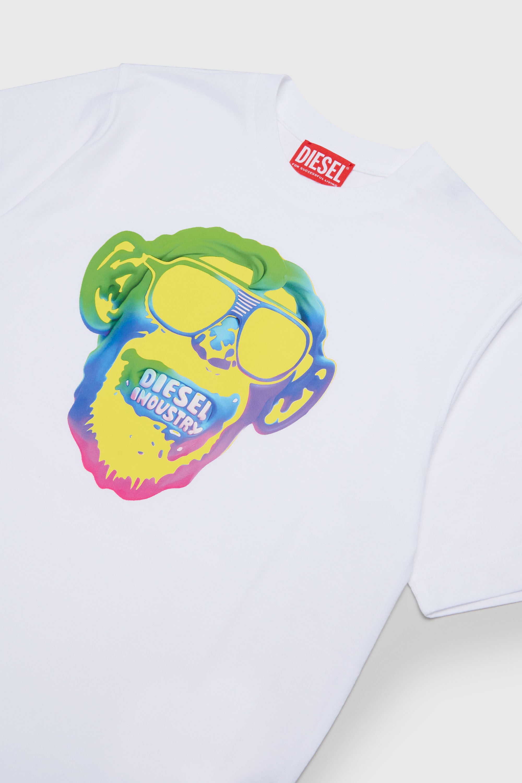Diesel - TMONKEY OVER, Male's Tシャツ in ホワイト - 3