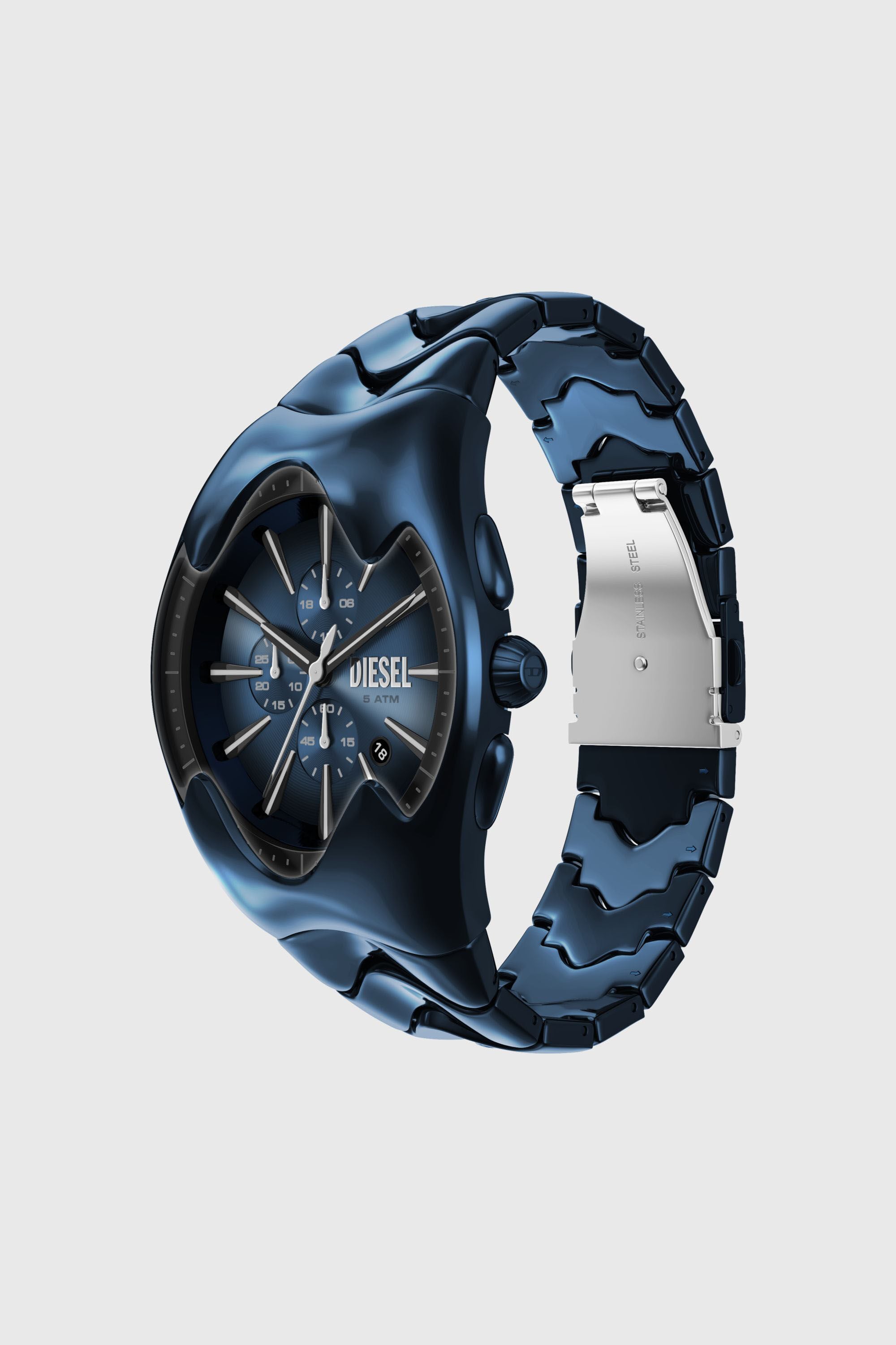 牛丼　diesel DZ4704 WATCH Mercurial Chronograph Blue Stainless Steel Watch