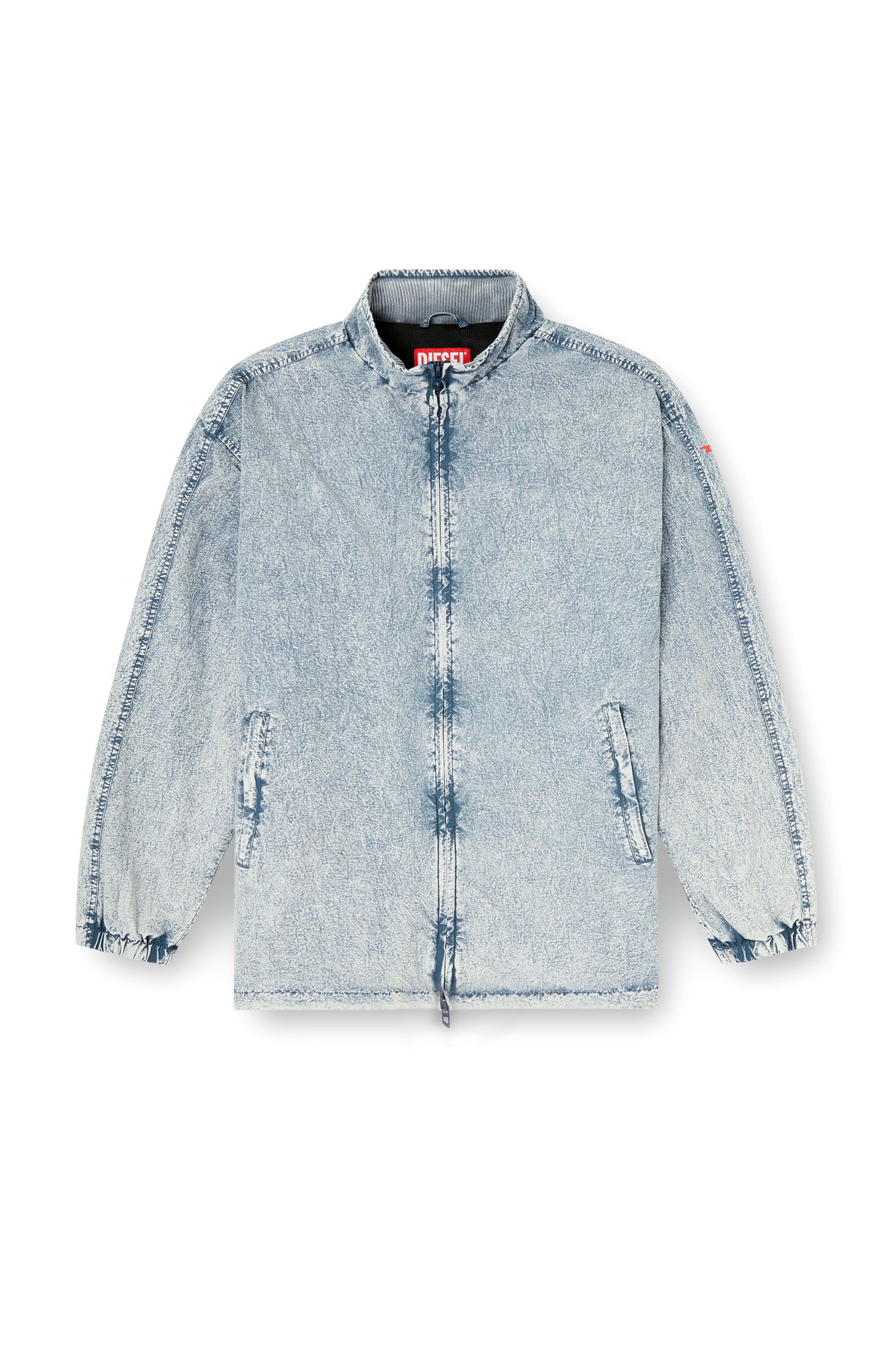 Diesel - J-WILSON, Male's Jacket in recycled nylon taslan in ライトブルー - 2