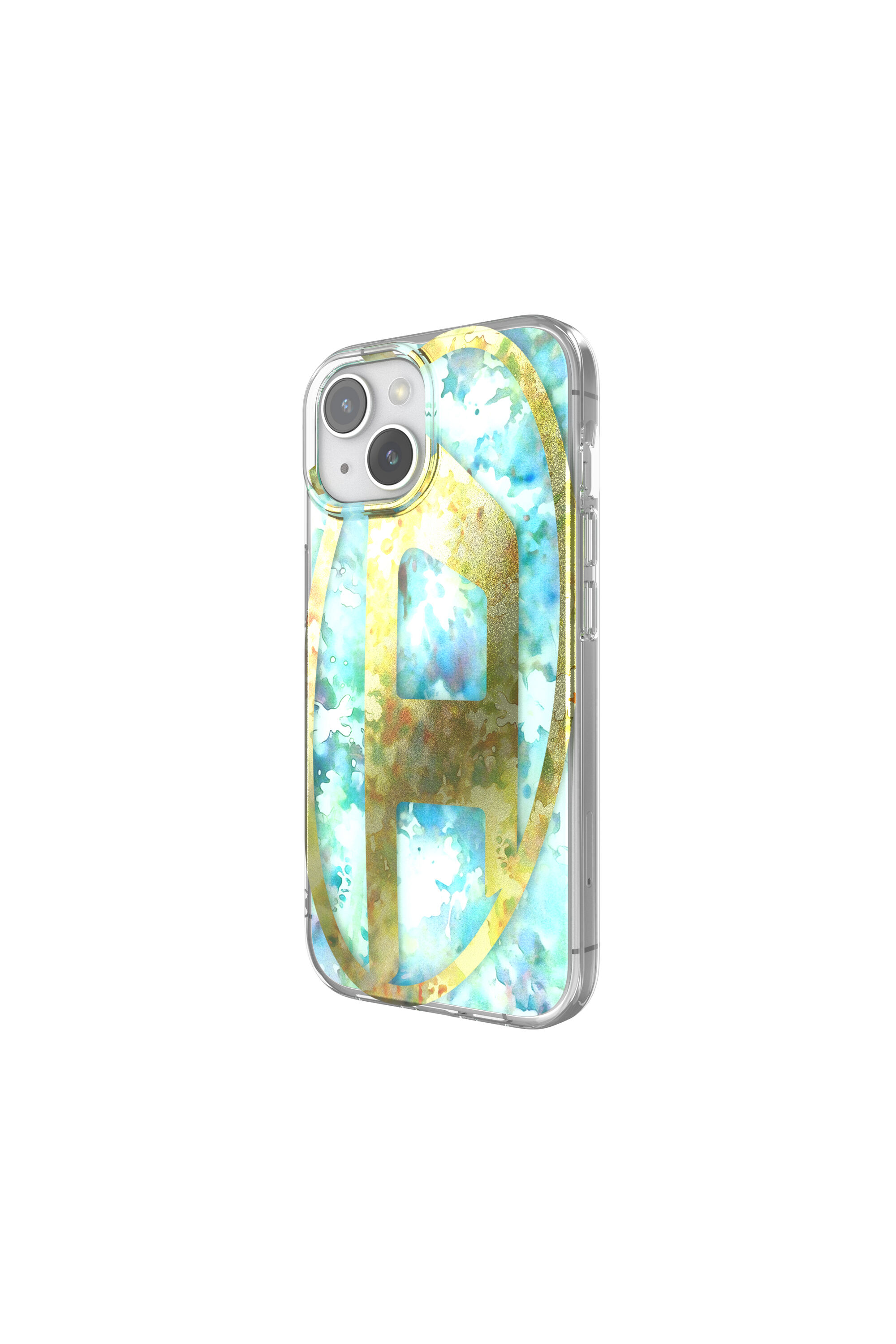 Diesel - 60063 AOP CASE, Unisex's iPhone 15 in イエロー/ブルー - 4