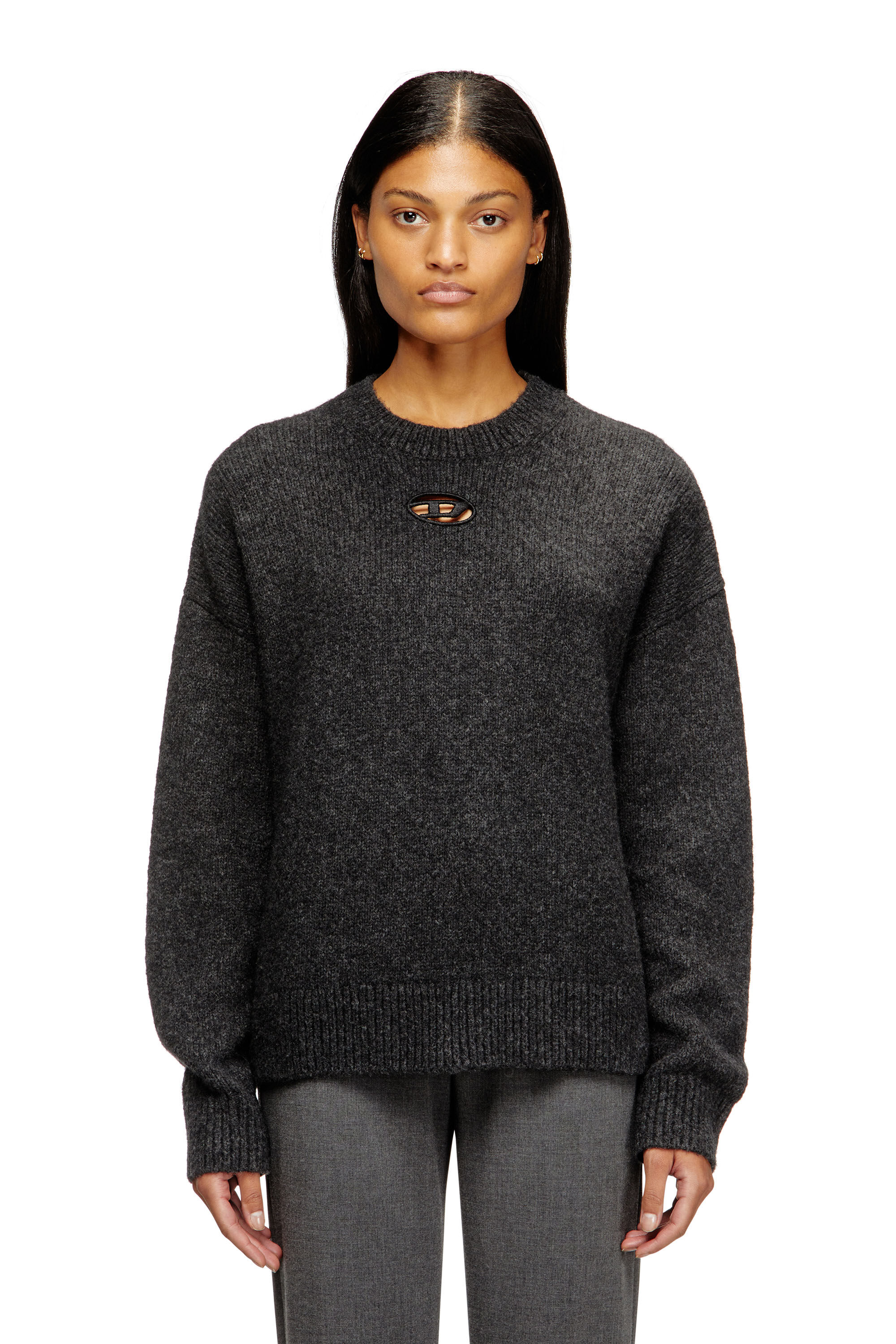 Diesel - M-AREETA, Female's プルオーバーニット in グレー - 2