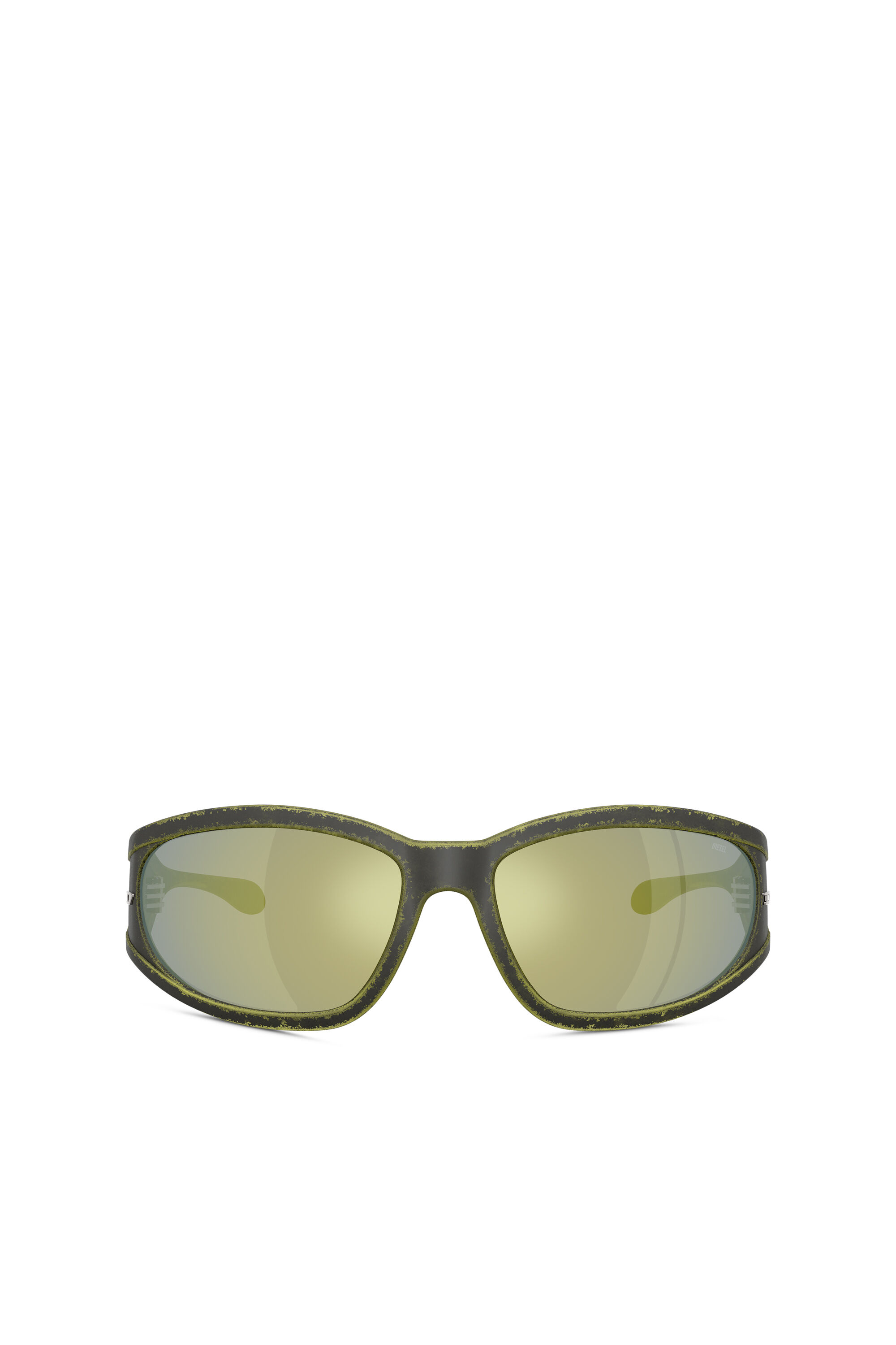 0DL3002 Rectangular sunglasses in acetate｜グリーン｜ウィメンズ｜DIESEL