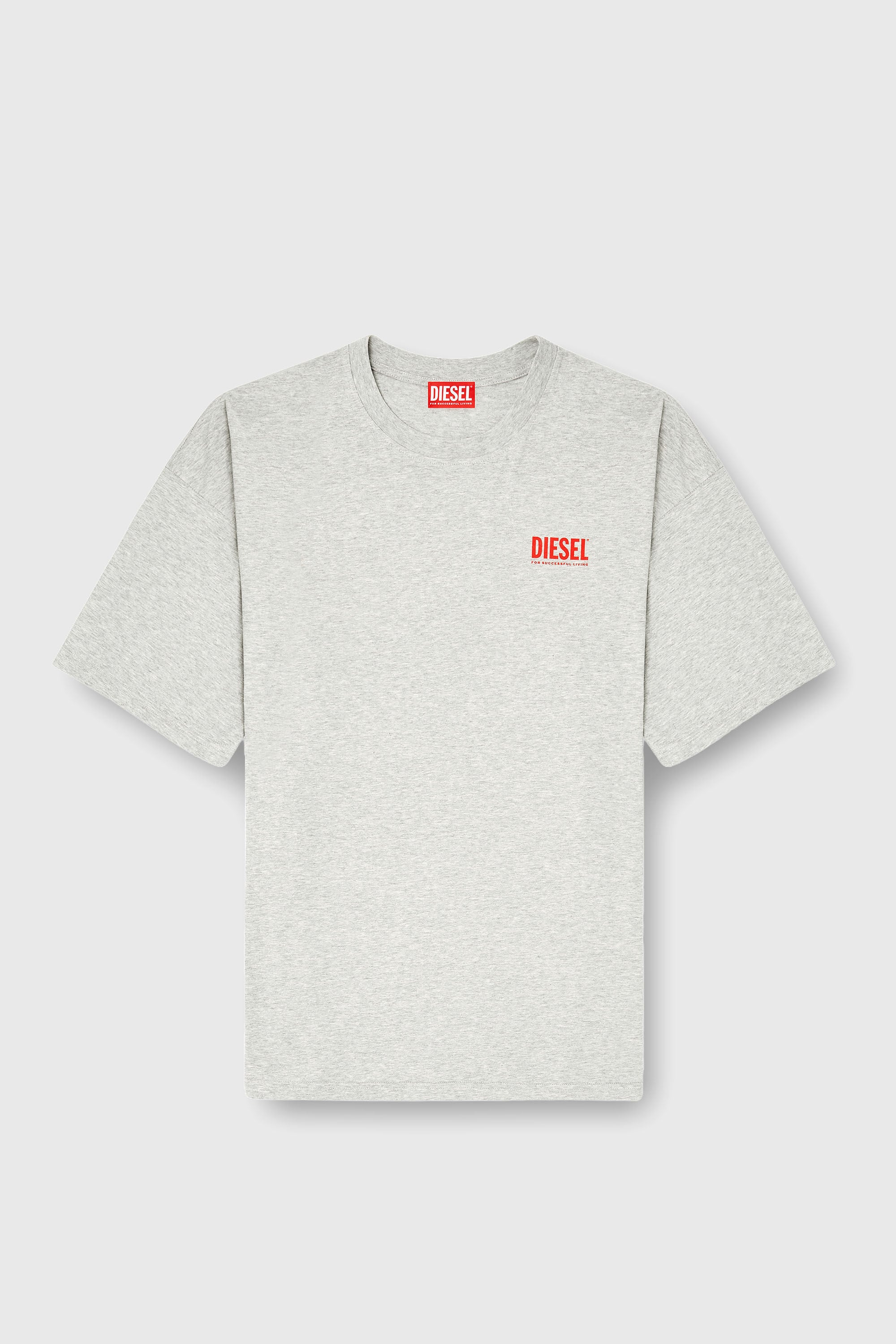 Diesel - T-BOXT-BISK, Male's Tシャツ in ライトグレー - 2