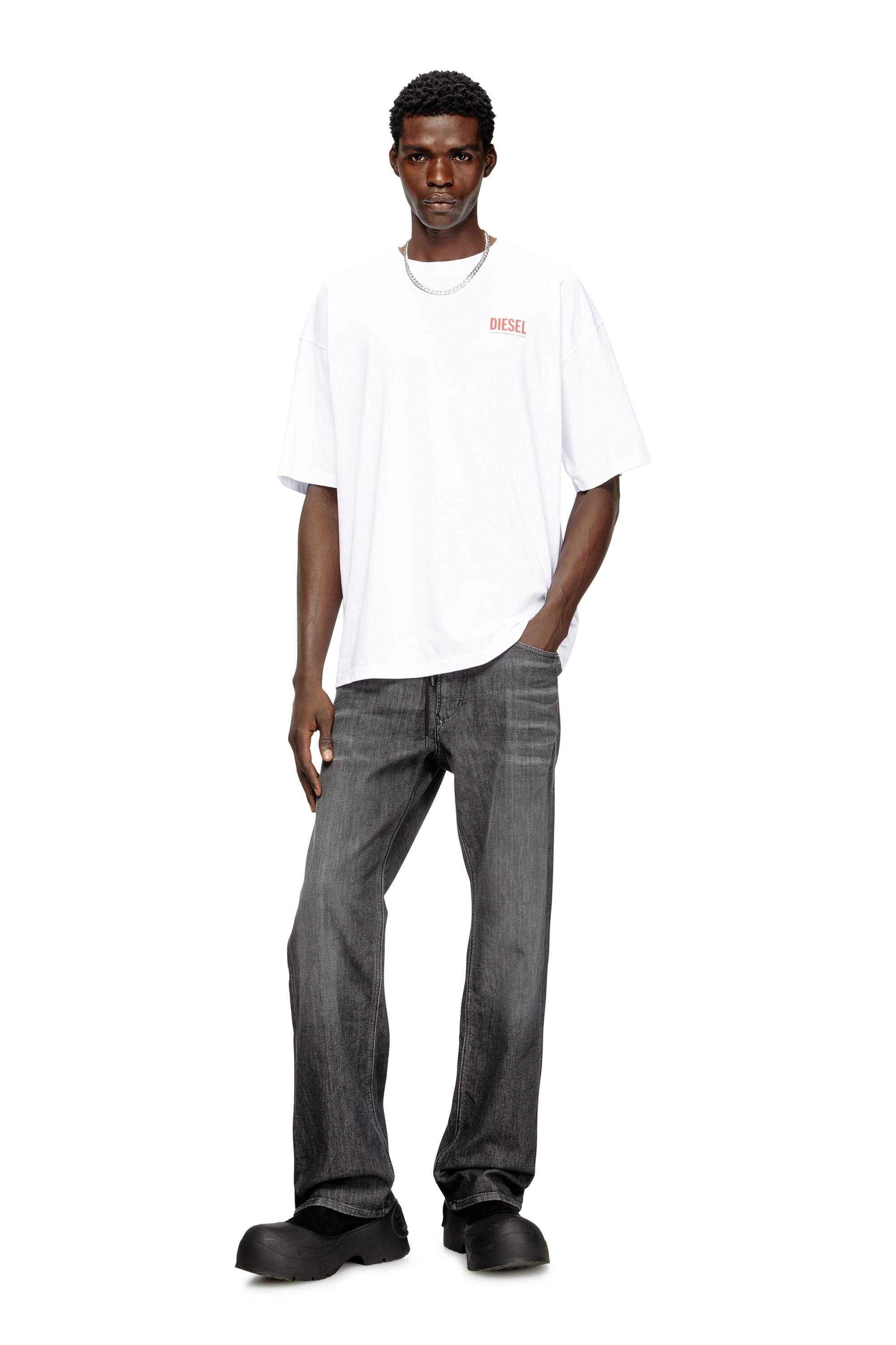 Diesel - T-BOXT-BISK, Male's Tシャツ in ホワイト - 1