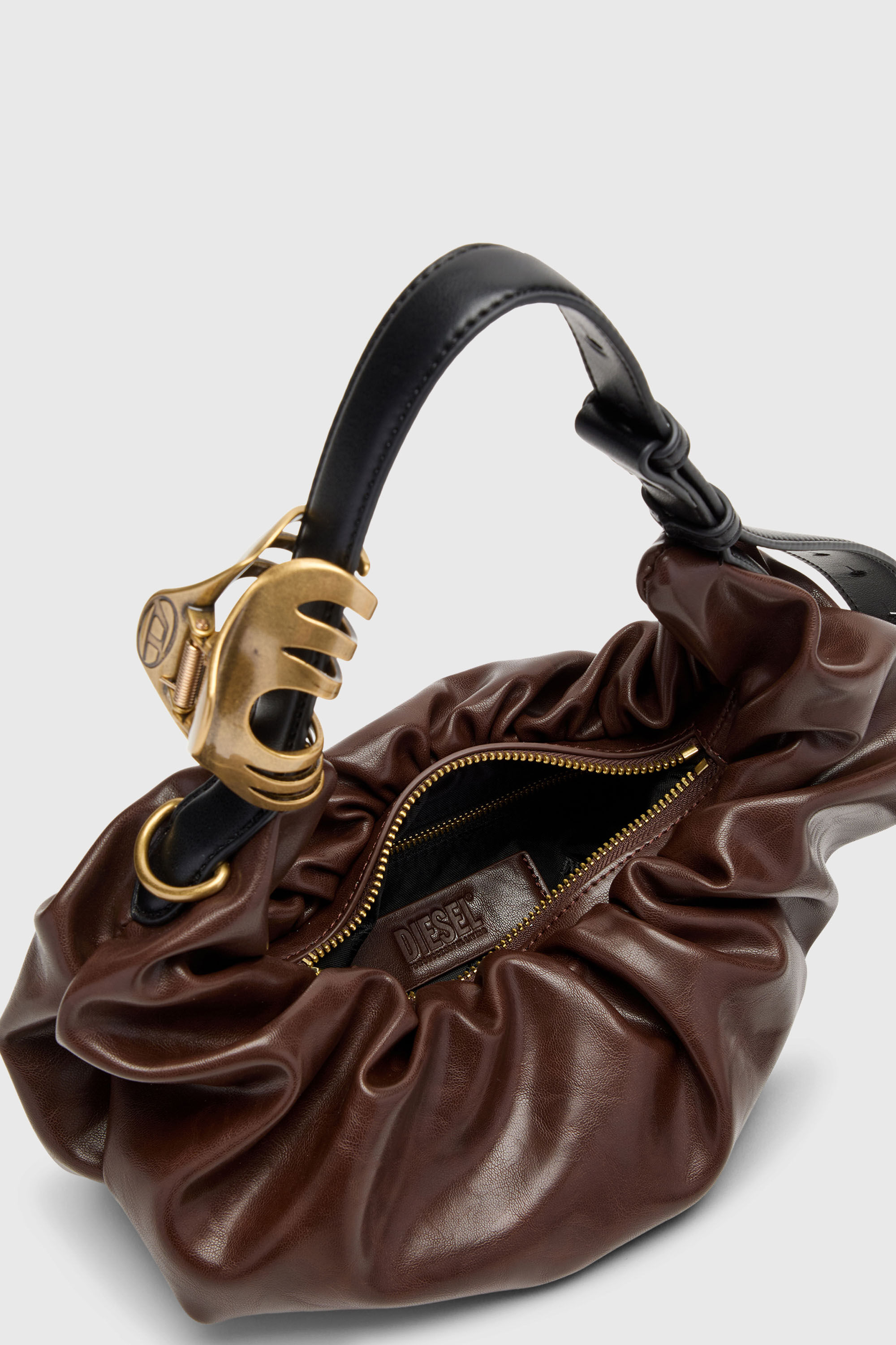 GRAB-D HOBO S ホーボーバッグ S｜ブラウン｜ウィメンズ｜DIESEL