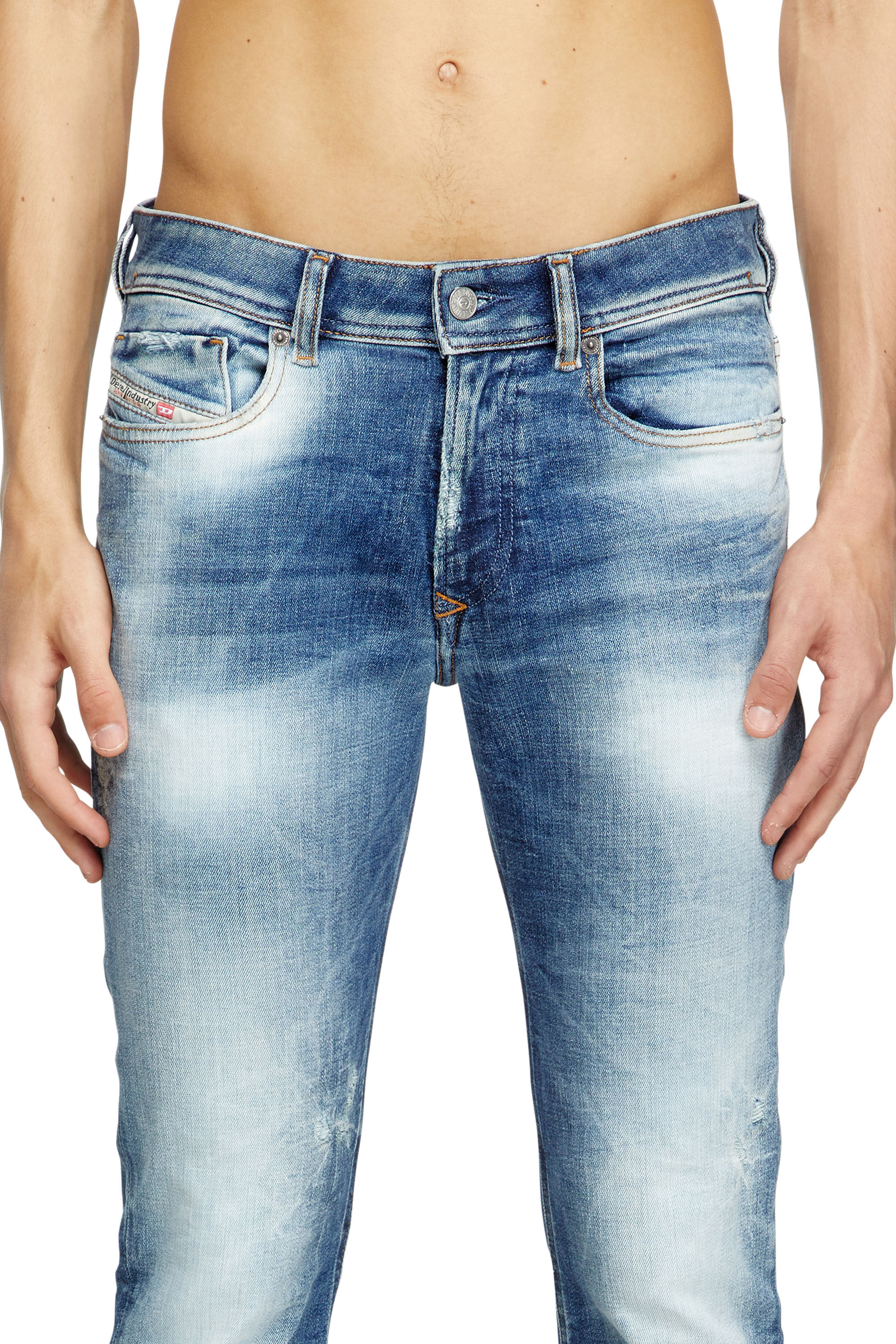 Diesel - Male's Skinny Jeans 1979 Sleenker 09M27, ダークブルー - 4