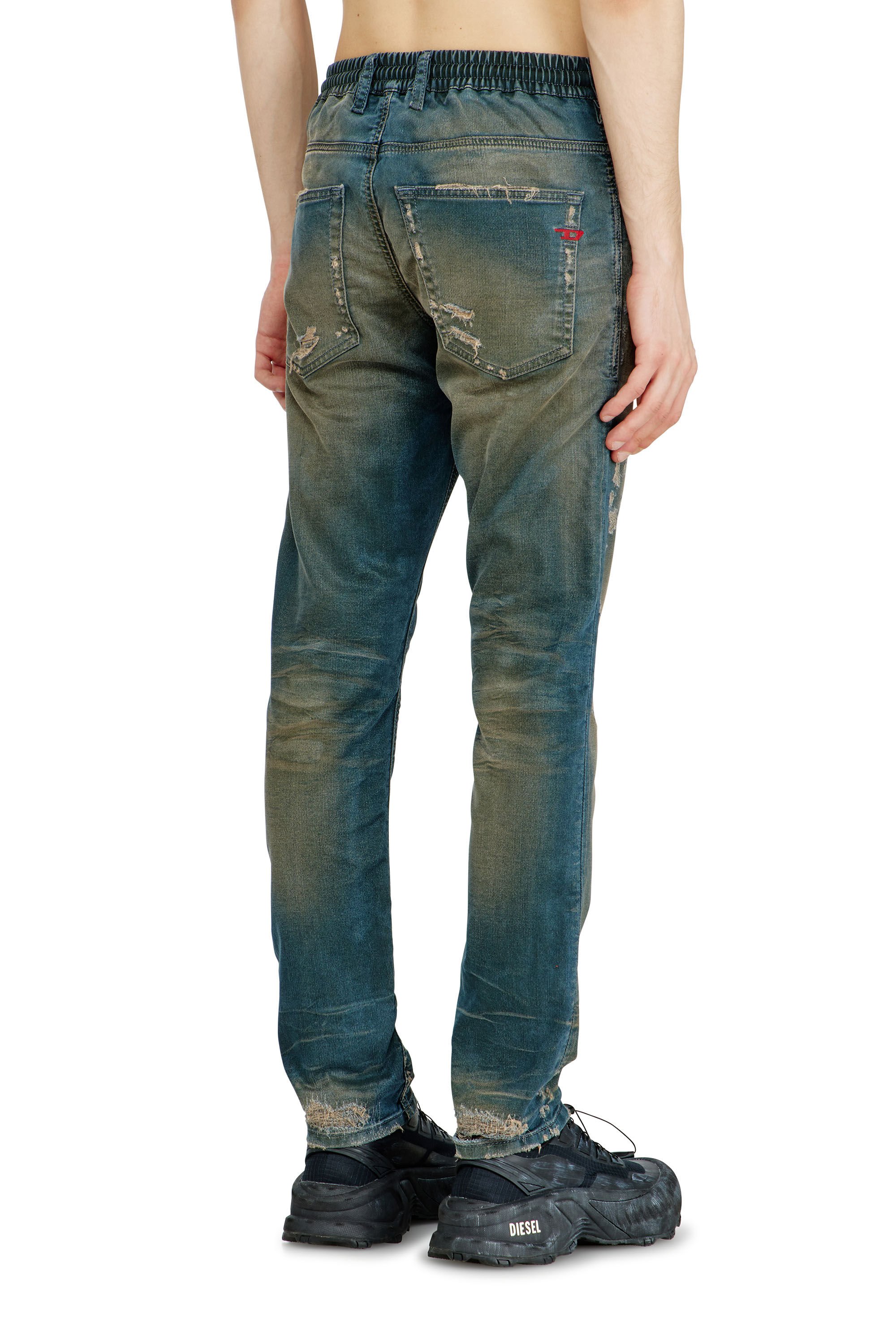 Diesel - Male's Regular 2032 D-Krooley Joggjeans&reg; 068UA, ミディアムブルー - 4