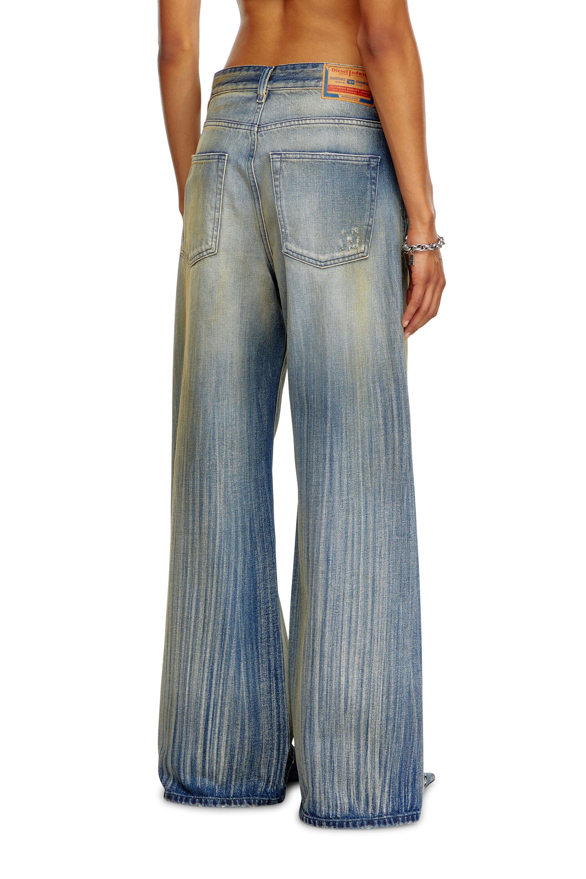 Diesel - Female's Relaxed Jeans 1996 D-Sire 09I97, ミディアムブルー - 4