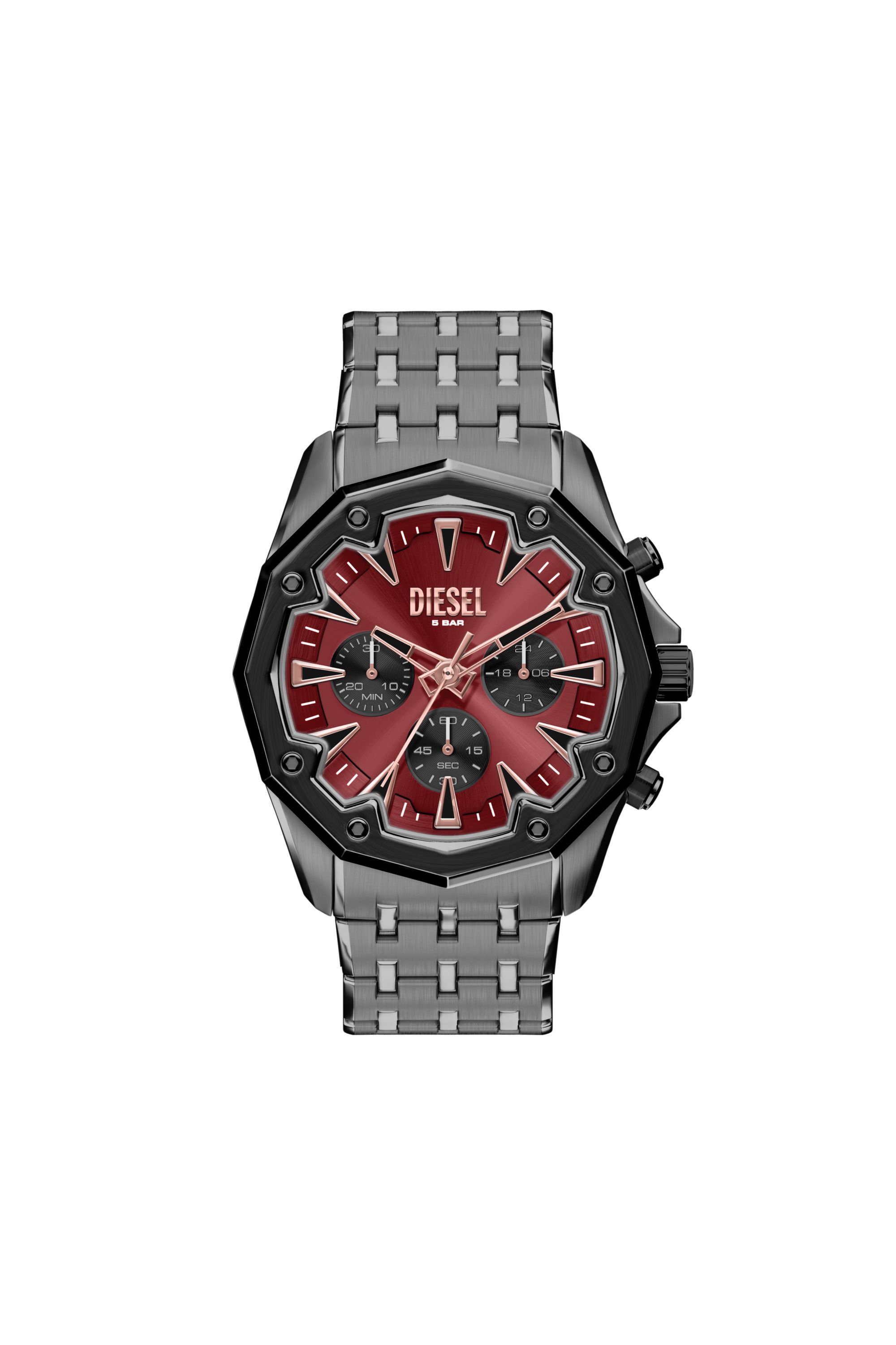 値引き不可！超人気Diesel F Bold Small！国内完売品 DZ4715 WATCH Stinger gunmetal stainless steel watch｜グレー