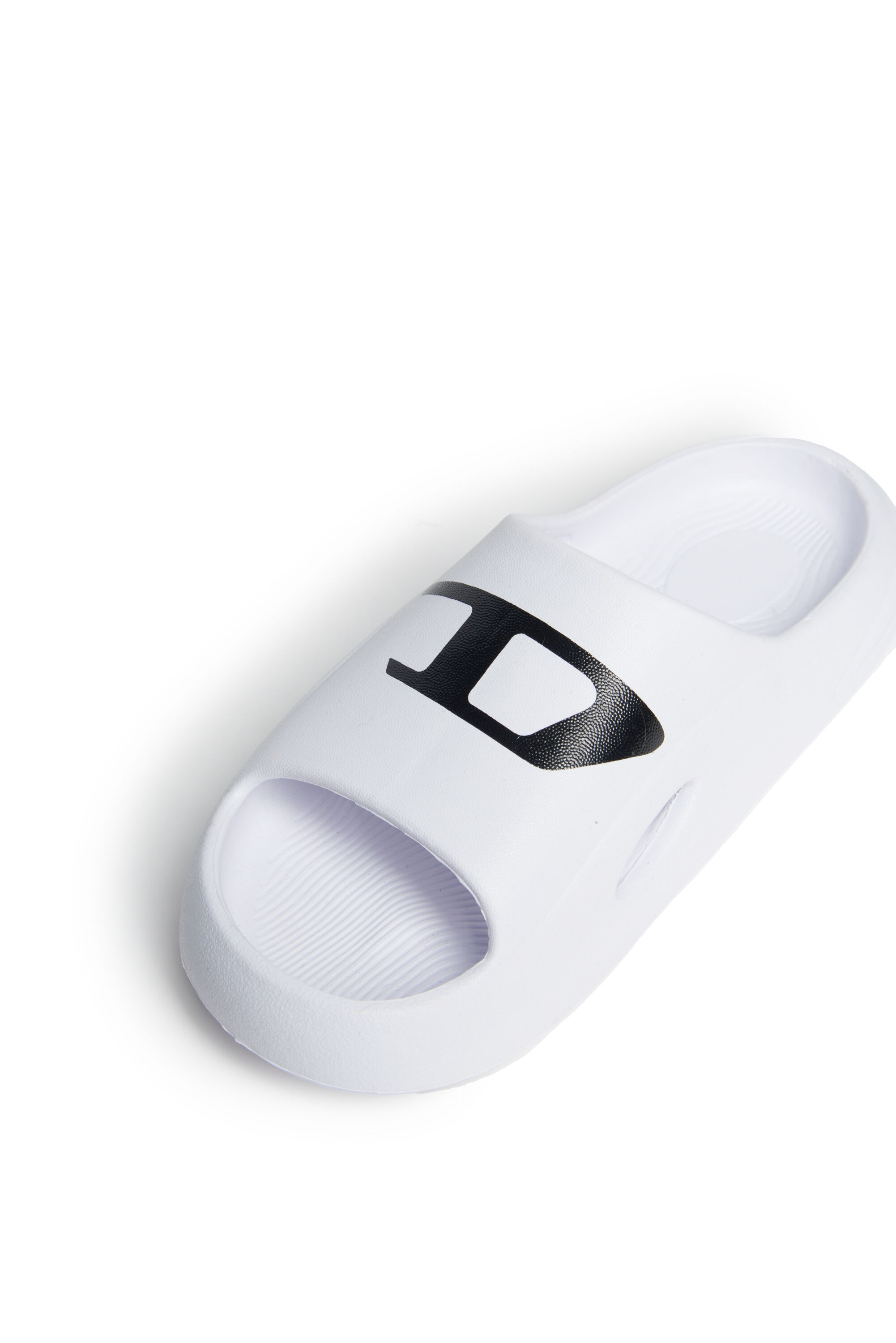 Diesel - SA-CHUNCKY D, Unisex's Slide sandals with D logo print in ホワイト - 4