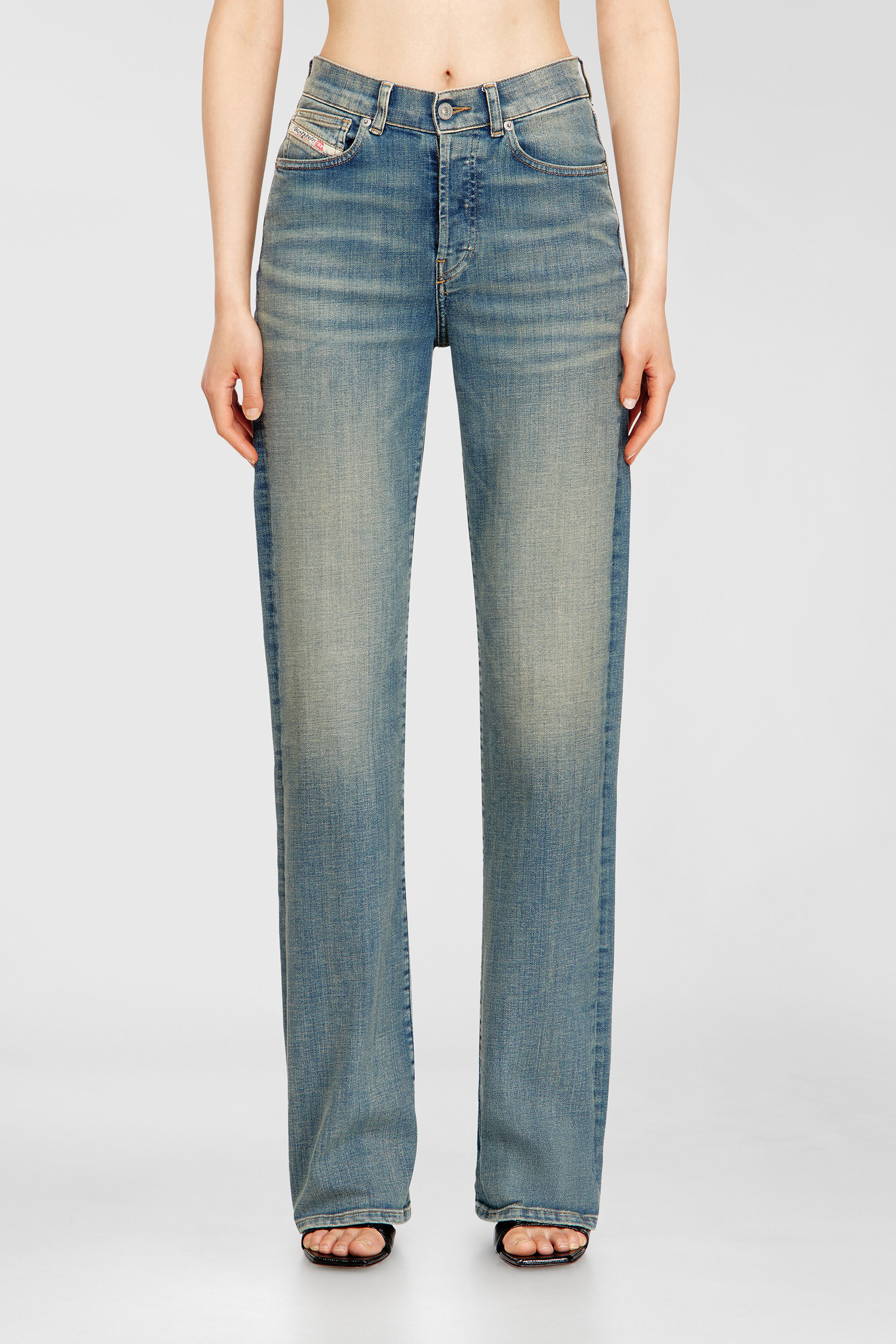 Diesel - Female's Regular Jeans 1971 D-Sent 09N32, ミディアムブルー - 2