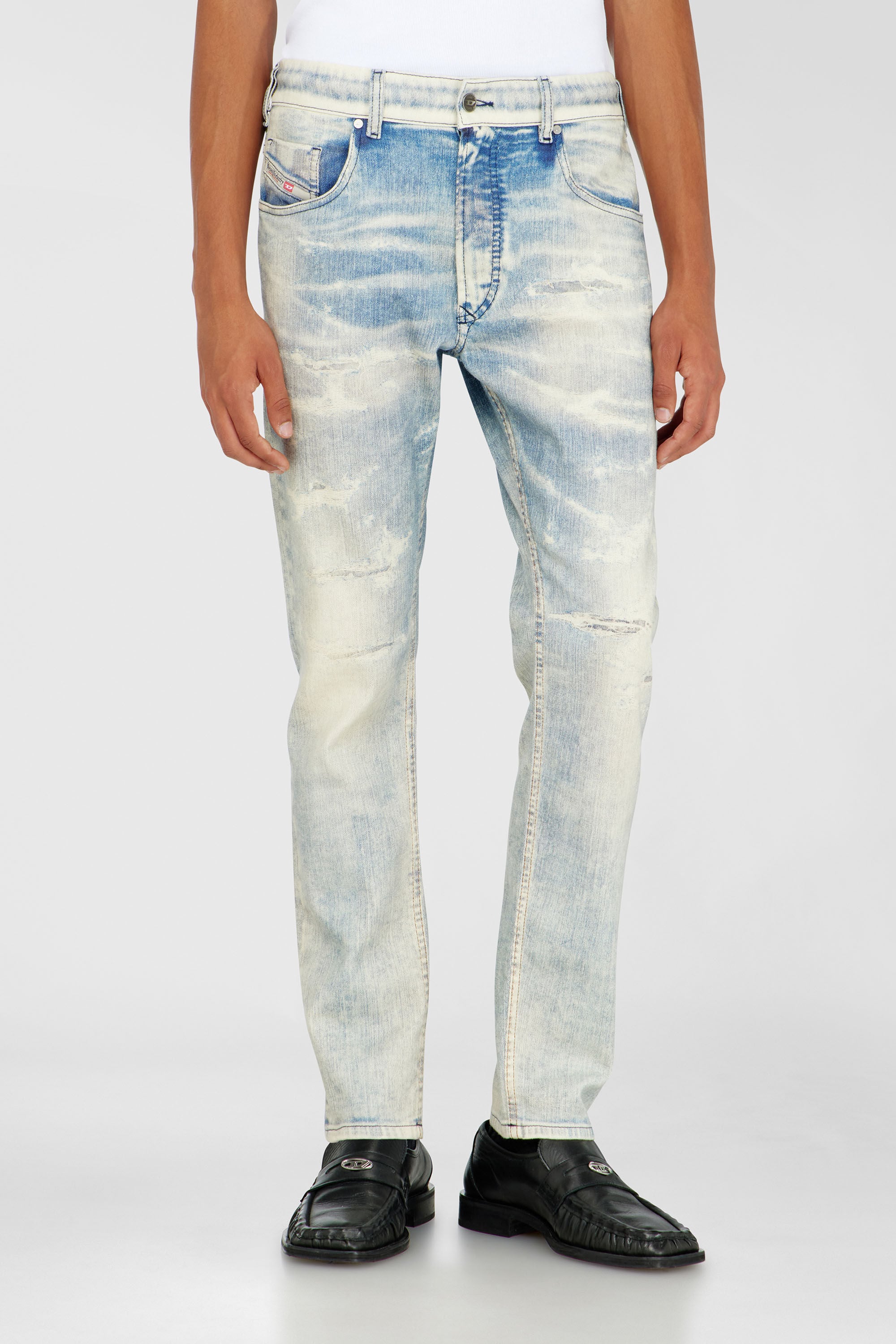 Diesel - Male's Regular 2032 D-Krooley-BW Joggjeans&reg; 068XM, ライトブルー - 3
