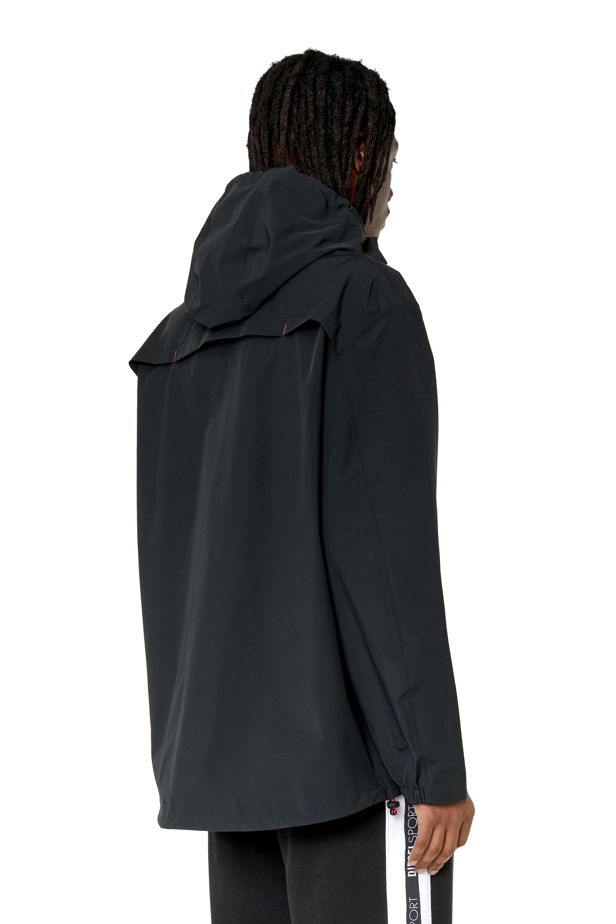 Diesel - AMWT-ALAN-WT38, Male's ジャケット ナイロンジャケット DIESEL SPORT in ブラック - 5