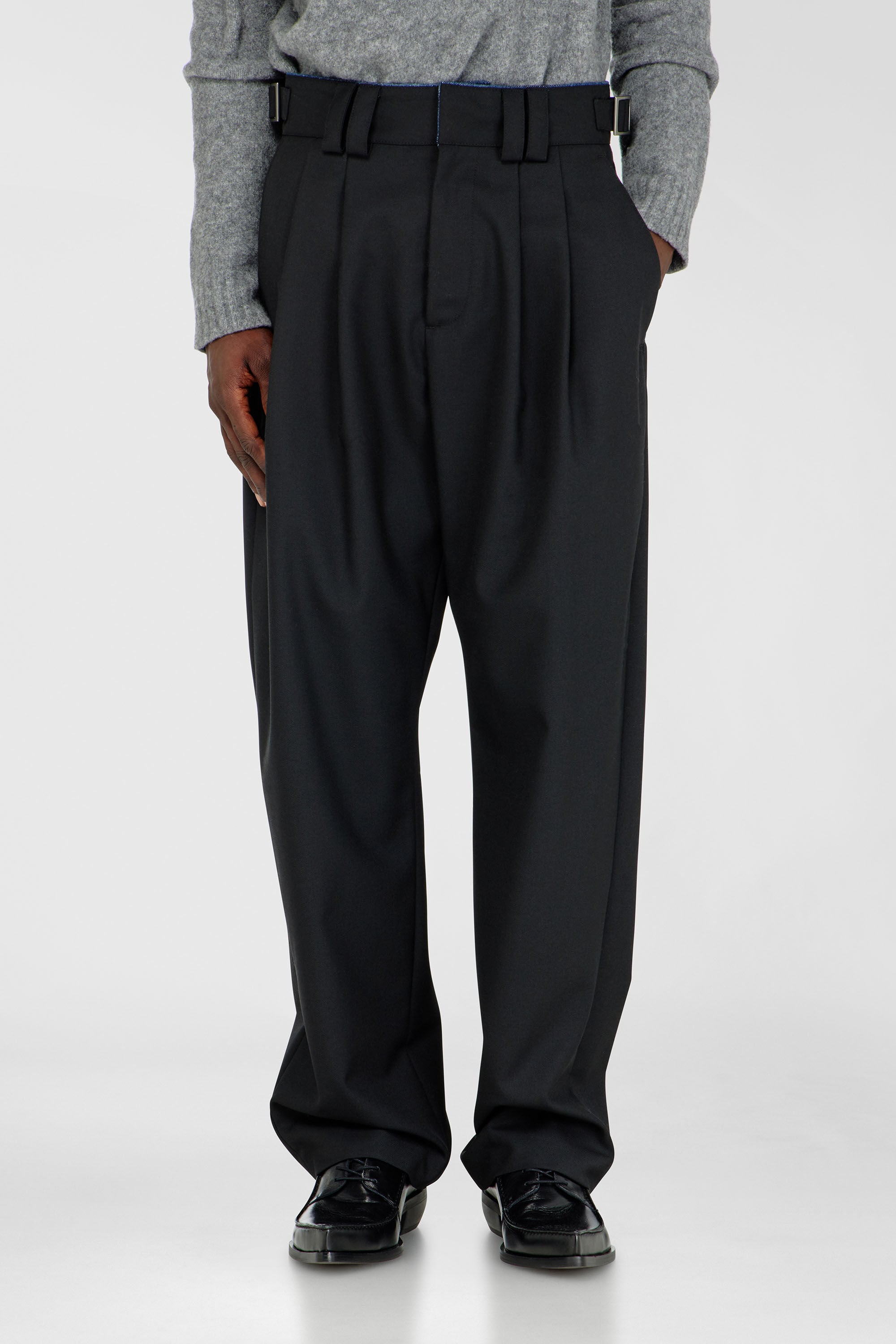 P-HIT-COOL Tailored pants with denim detail｜ToBeDefined｜メンズ