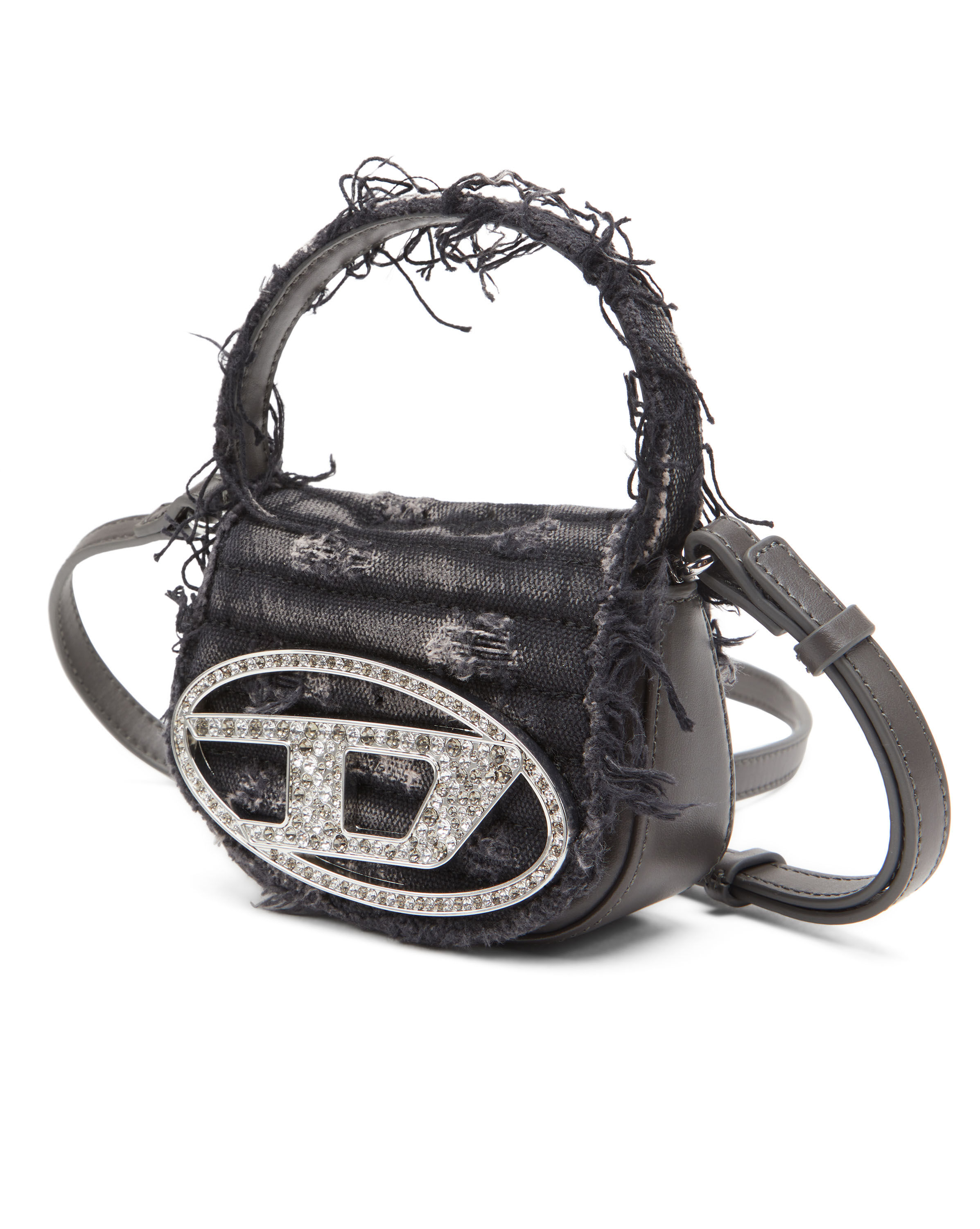 Diesel - 1DR XS, Female's レザークロスボディバッグXS in ブラック - 6