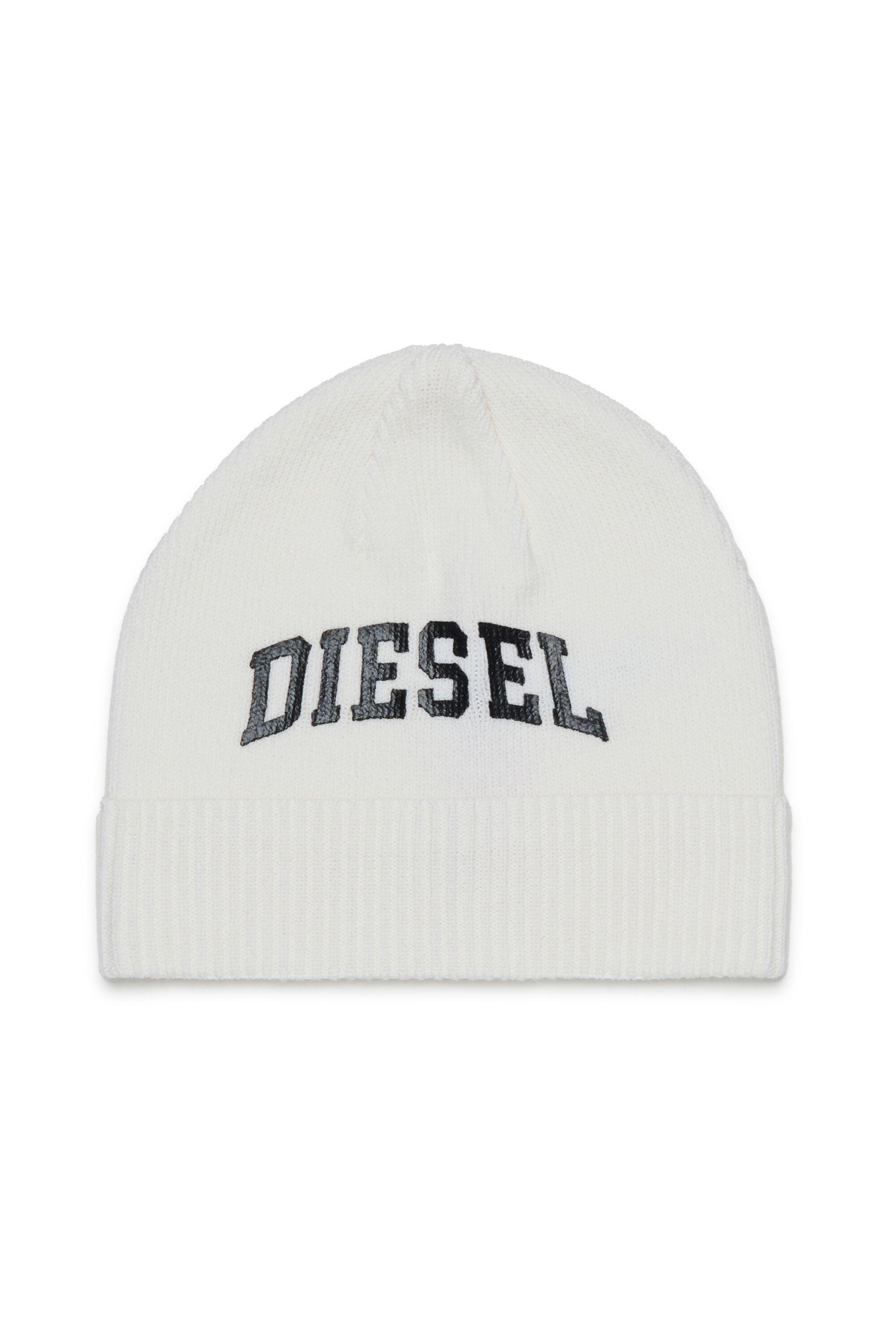 Diesel - FBAND, Unisex's ニットキャップ in ホワイト - 1