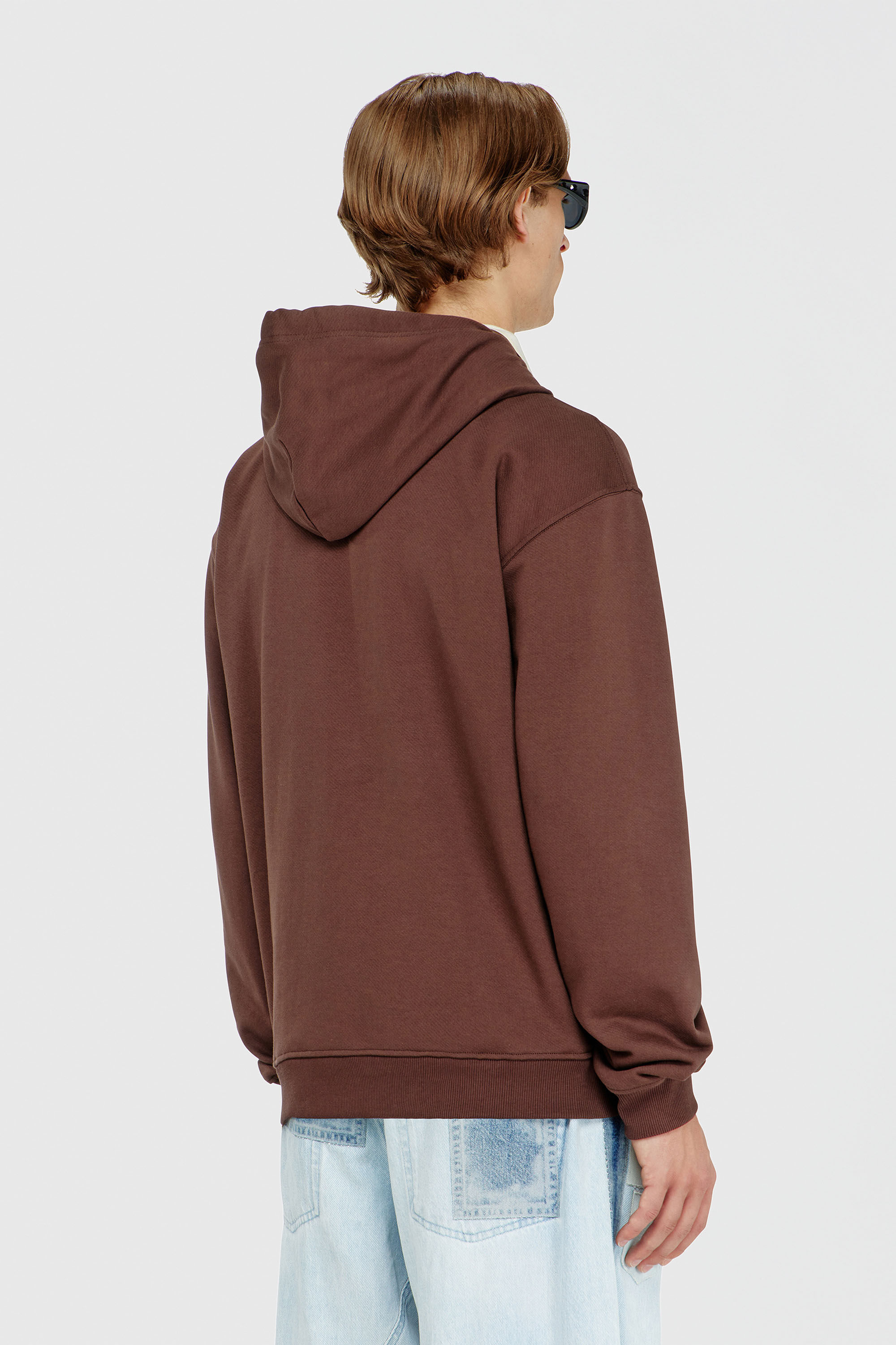 Diesel - S-NORM-HOOD-AA2, Male's プルオーバーパーカー in ブラウン - 4