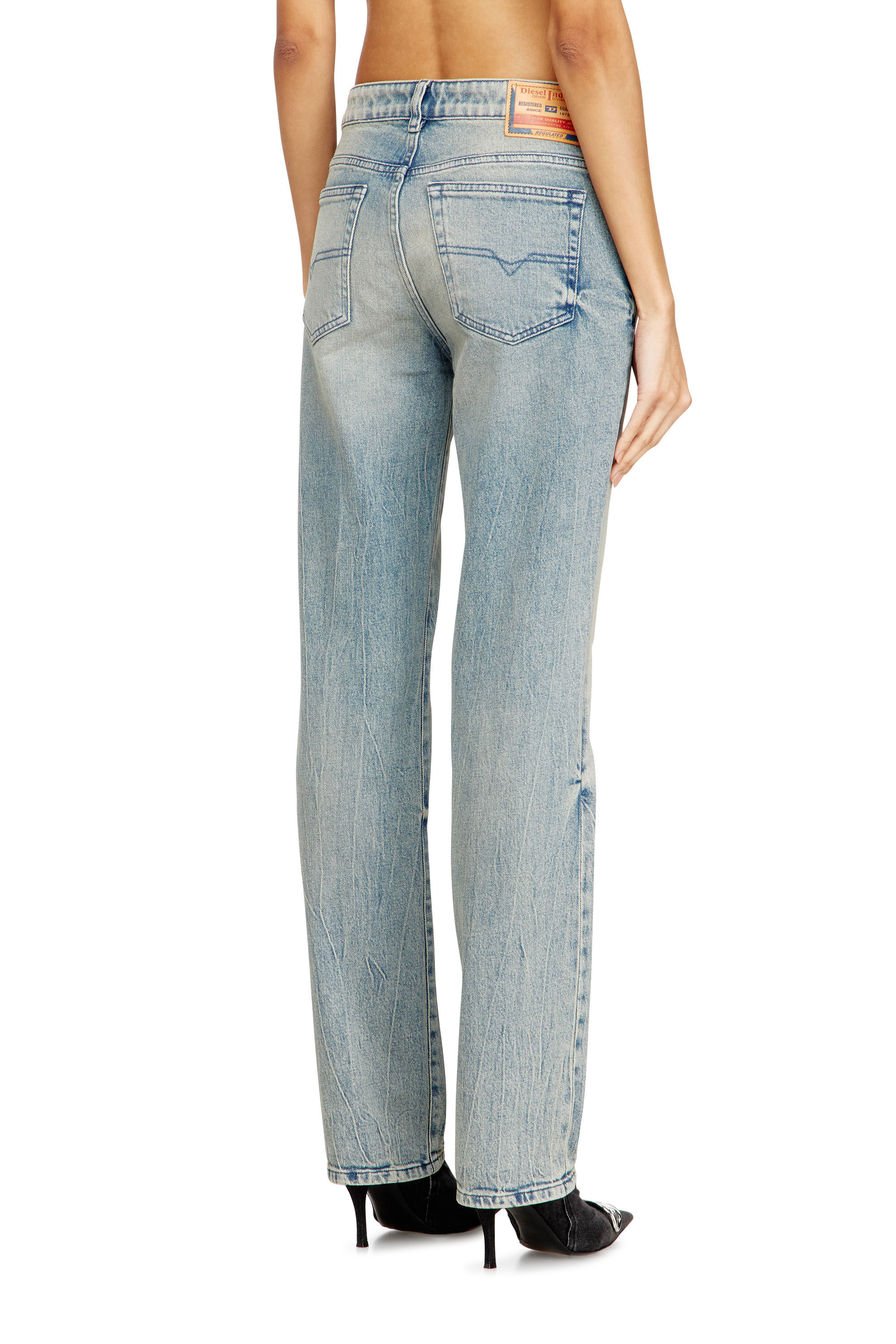Diesel - Female's Regular Jeans 1989 D-Mine 09N55, ライトブルー - 3