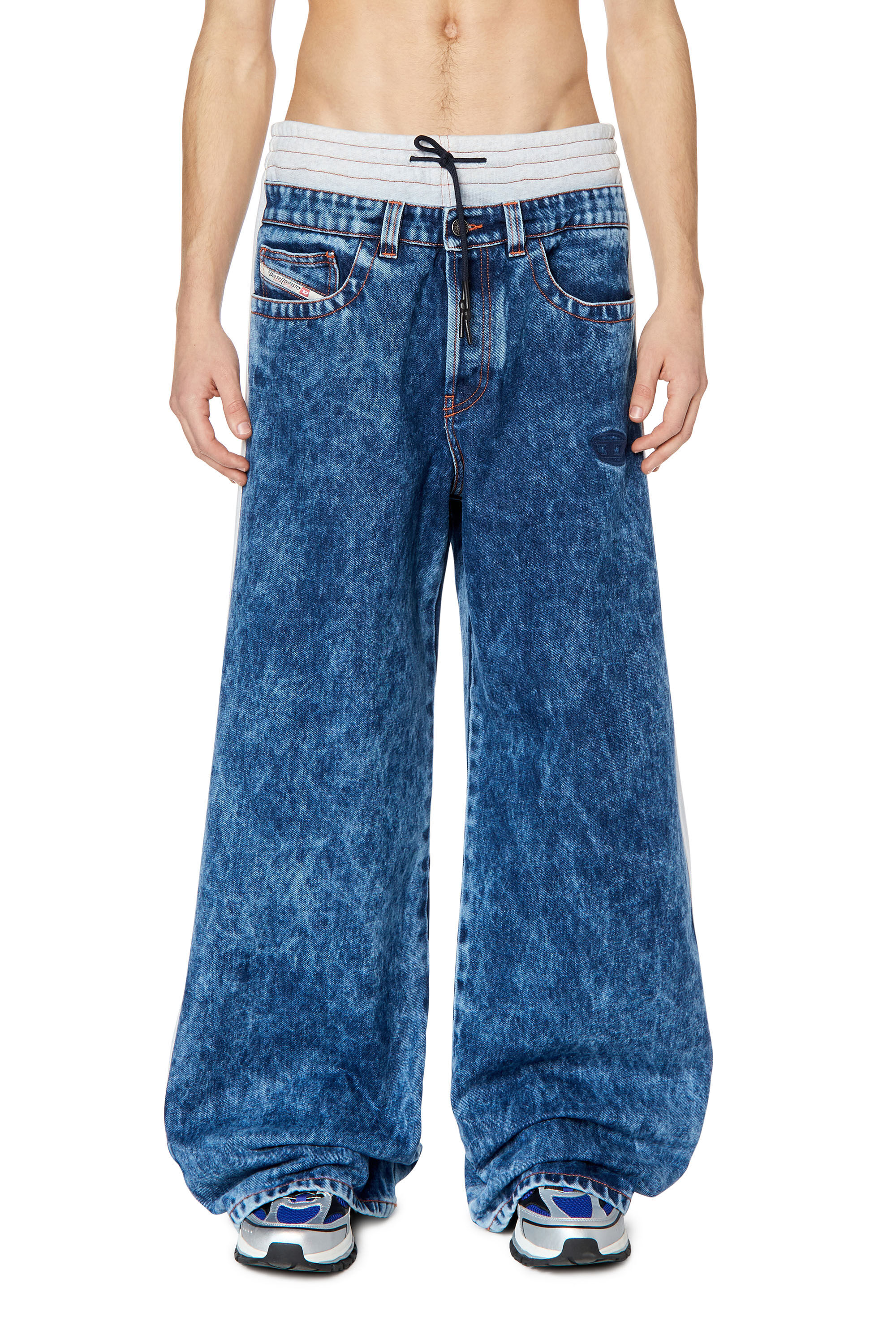 Diesel - Straight Jeans D-Seri 0EMAW, ミディアムブルー - Image 3