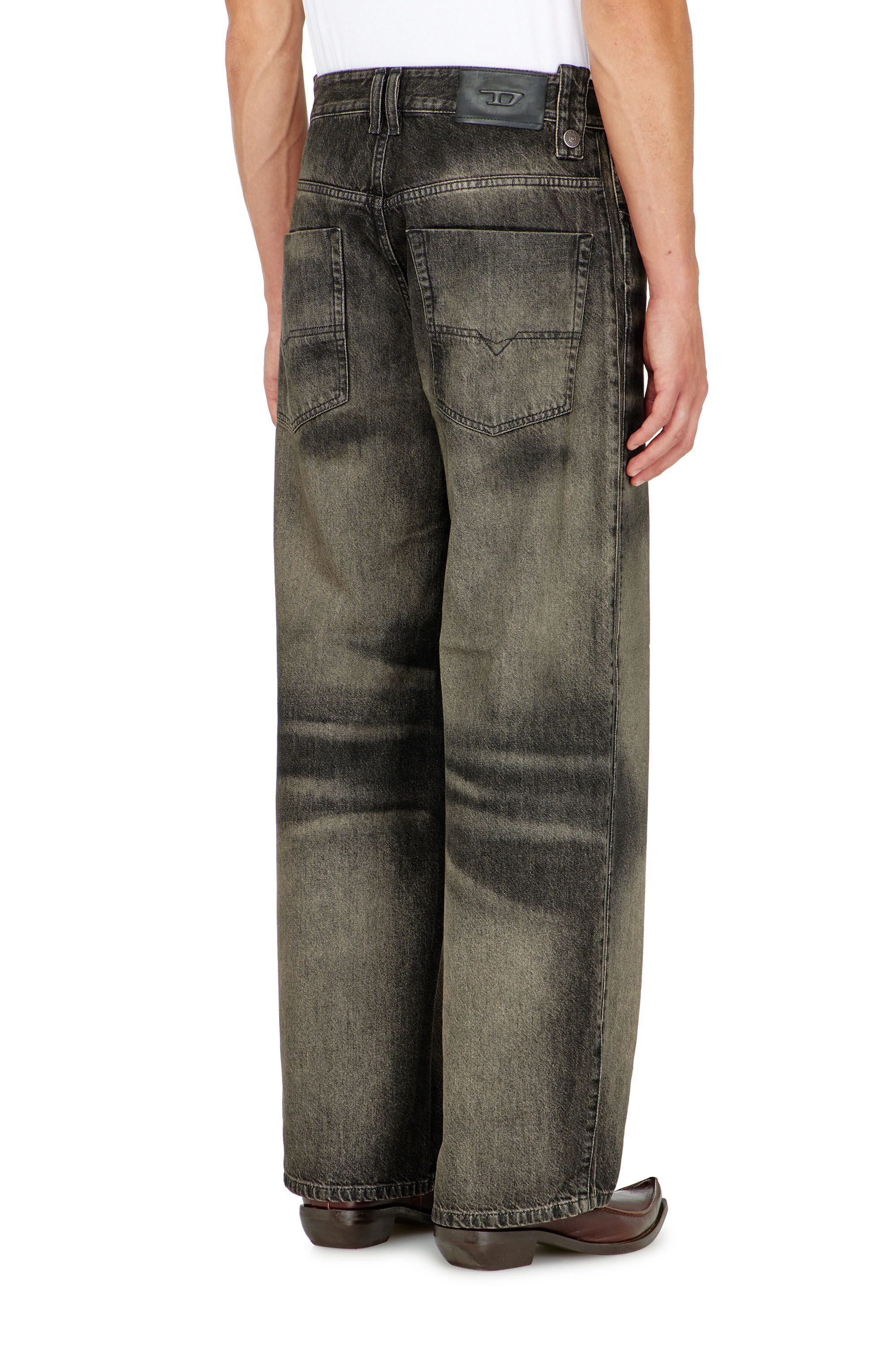 Diesel - Unisex's Relaxed Jeans 1982 D-Hakou 09R33, ブラック/ダークグレー - 5