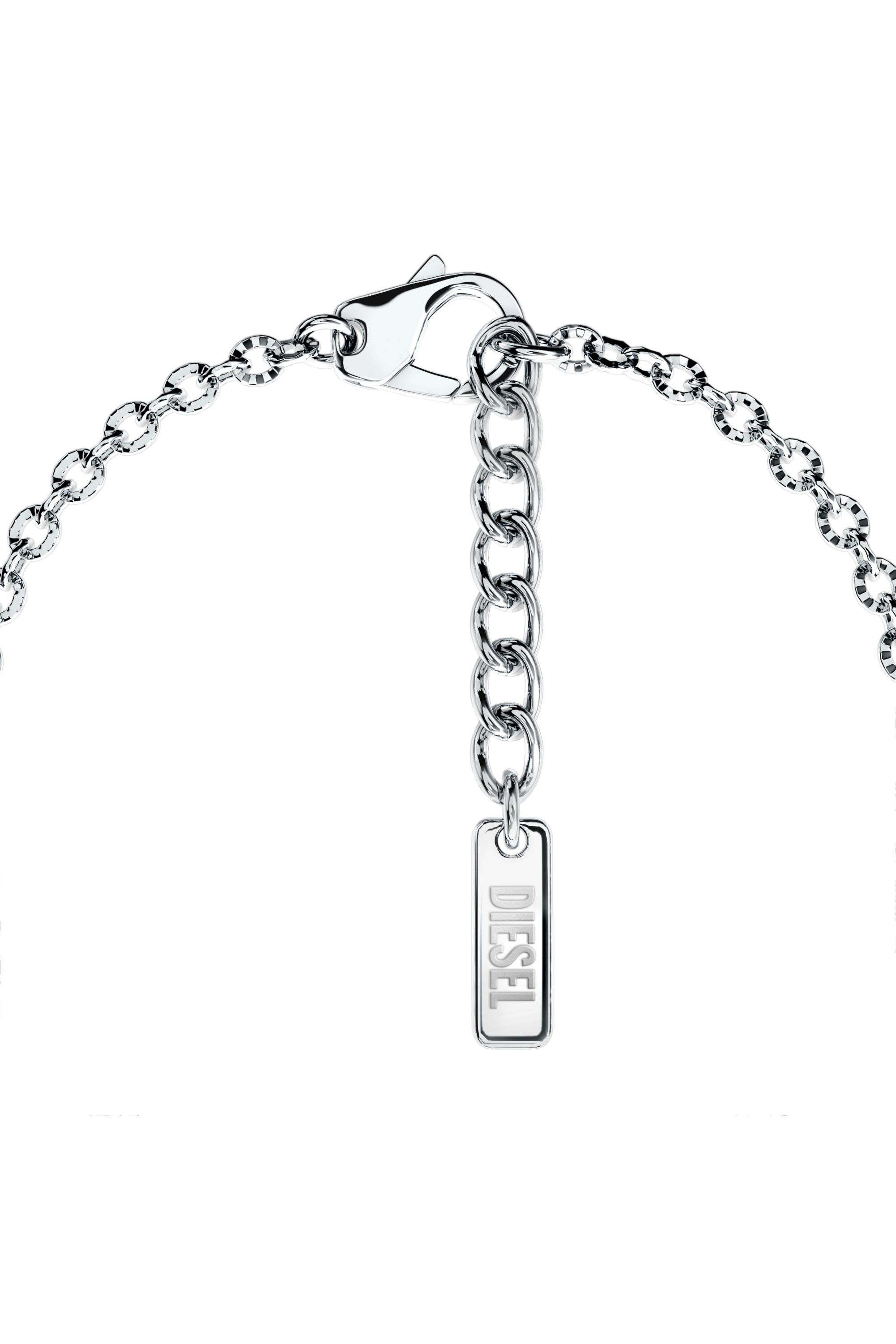 Diesel - DX1691040 JEWELLERY, Unisex's Stainless steel chain bracelet in シルバー/ブルー - 2