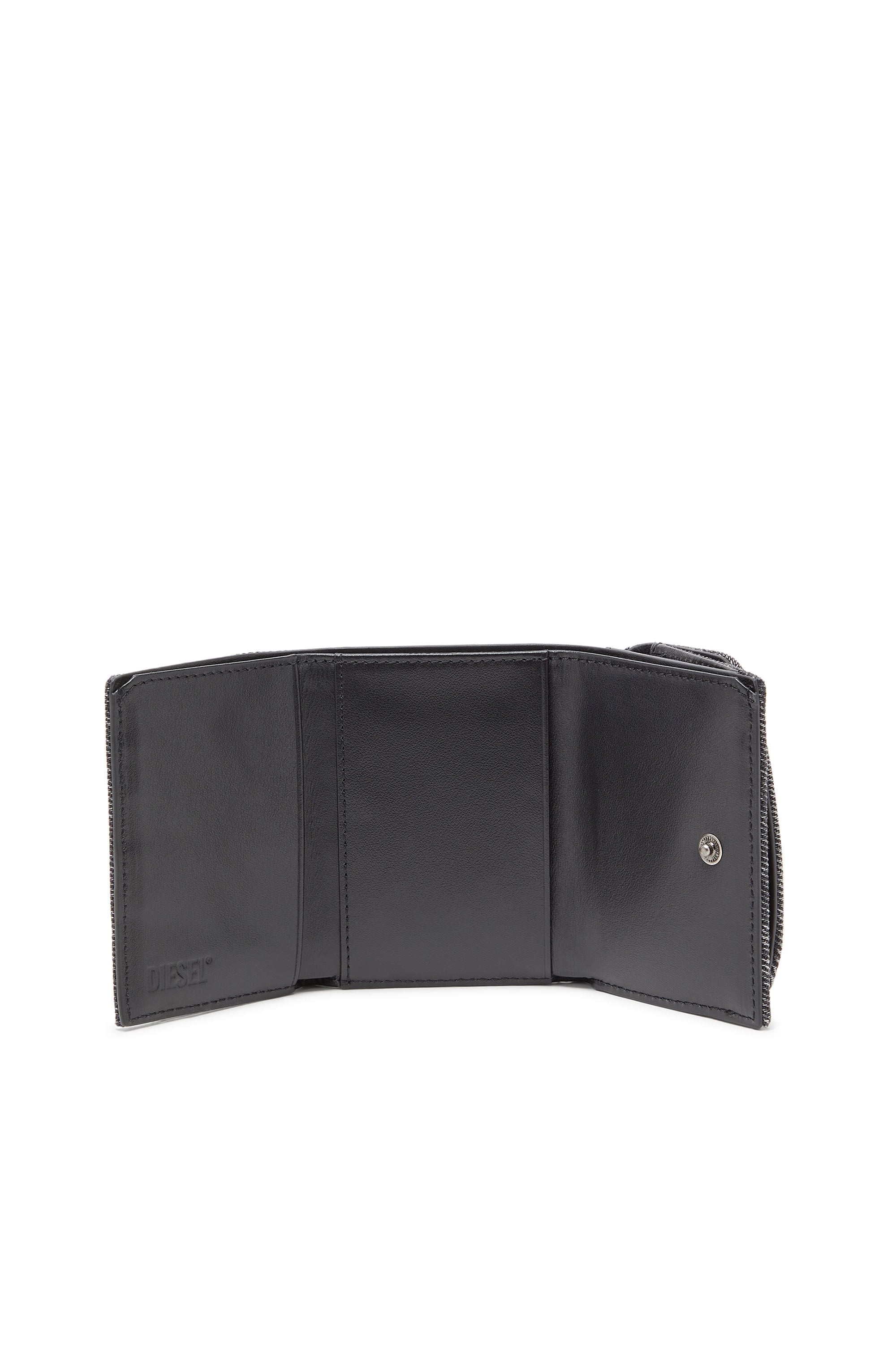 美品DIESEL 1dr Tri Fold Coin Xs Ii 三つ折り財布 1DR TRI FOLD COIN XS II 三つ折りウォレット｜グレー｜メンズ｜DIESEL