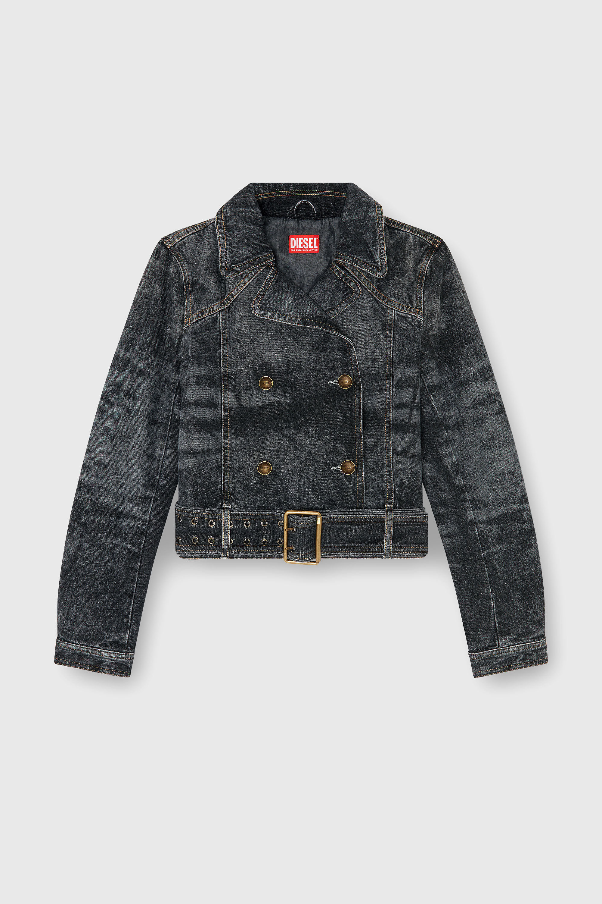 Diesel - DE-LEGEND-S, Female's デニムジャケット in ブラック - 2