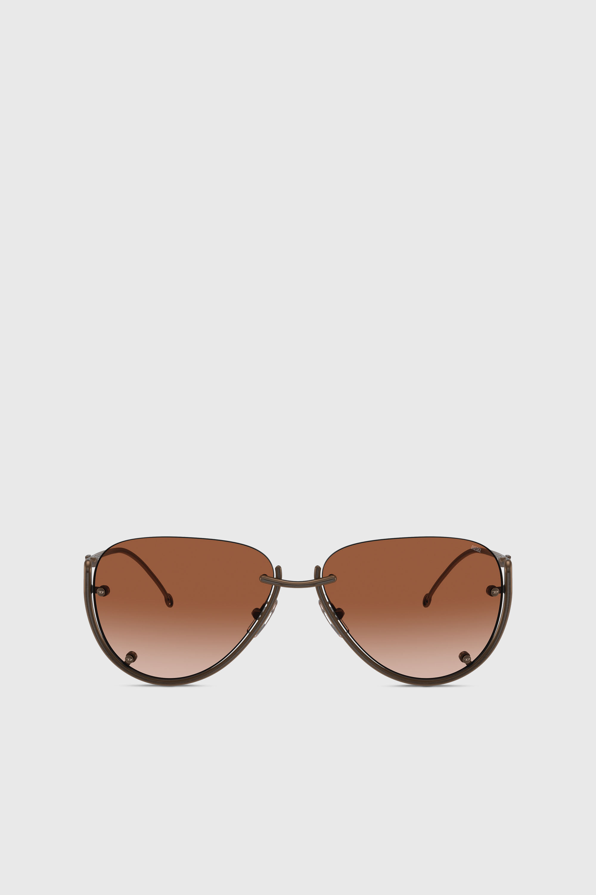 Diesel - 0DL1003, Unisex's サングラス in ブロンズ - 1
