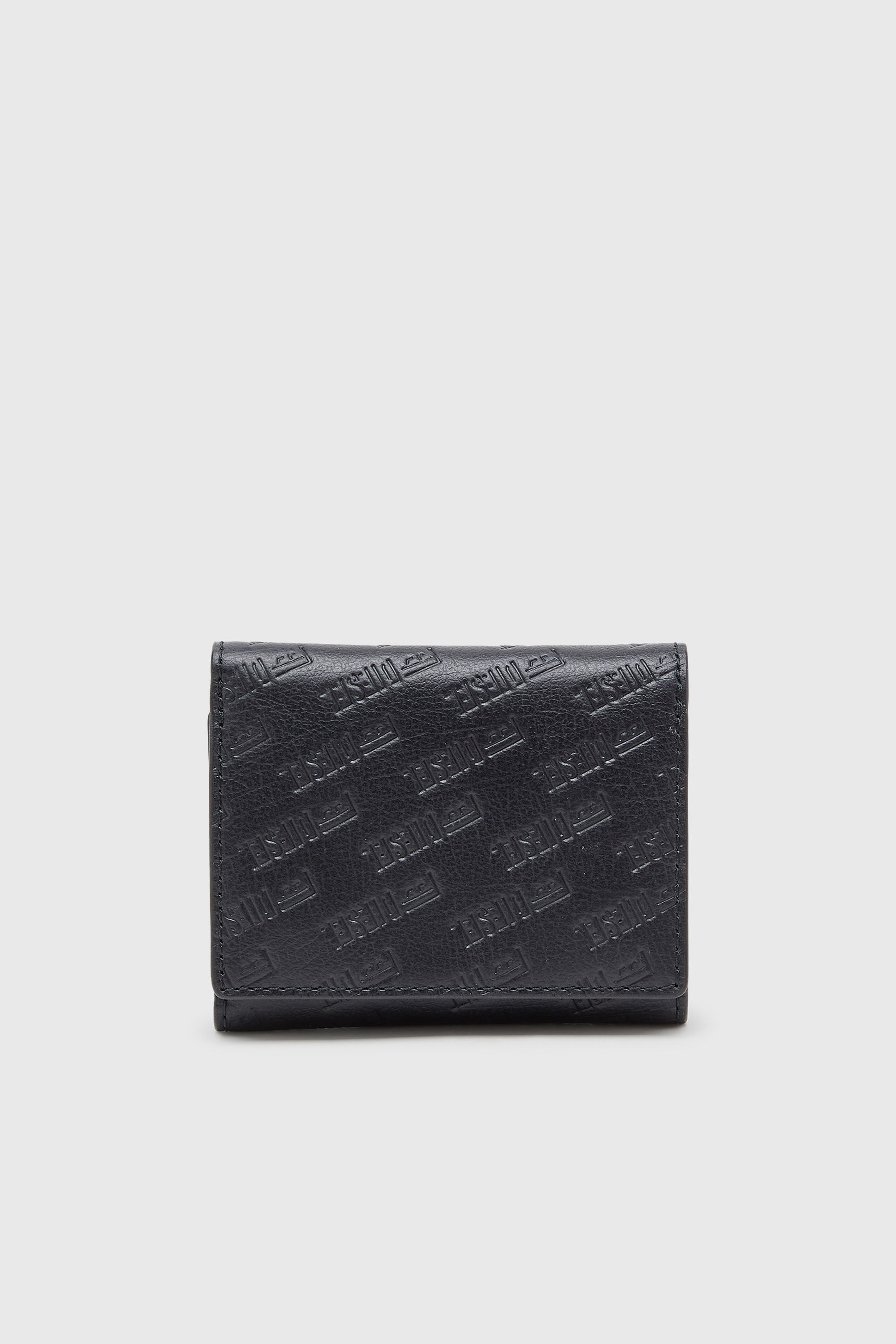 Diesel - MONOGRAM TRI-FOLD COIN S 3D, Male's 三つ折りウォレット in ブラック - 2