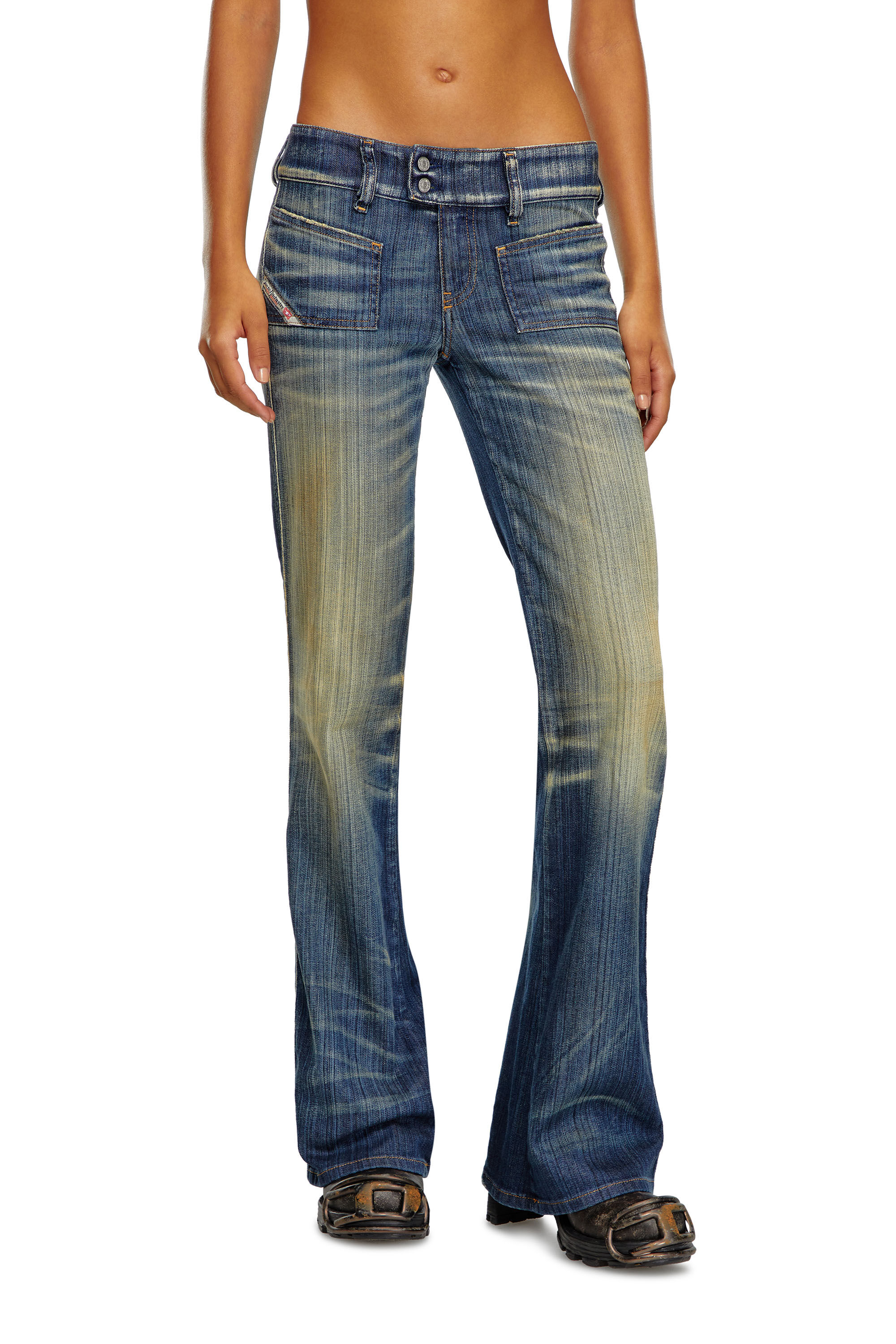 Bootcut and Flare Jeans D-Hush 09J46