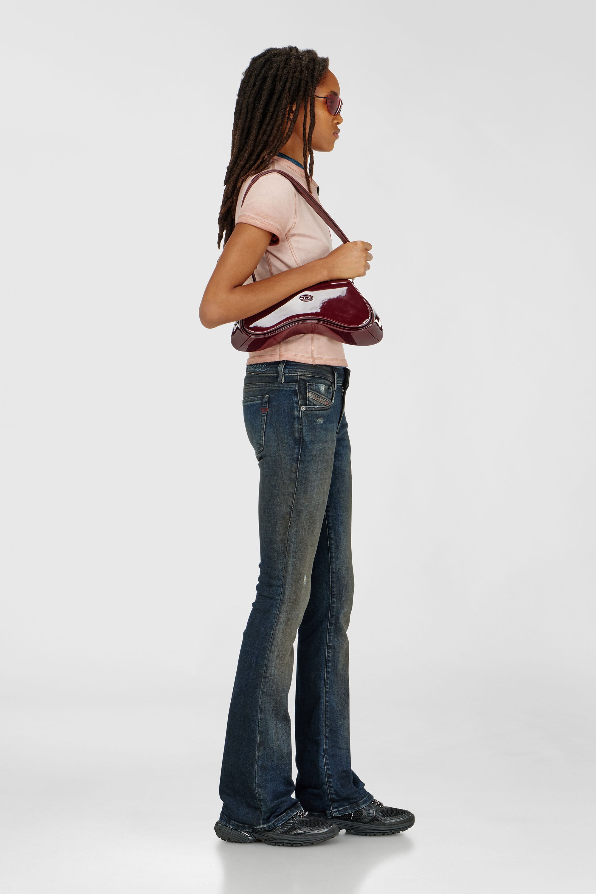 Diesel - Female's Bootcut Jeans 1969 D-Ebbey 09P69, ダークブルー - 2