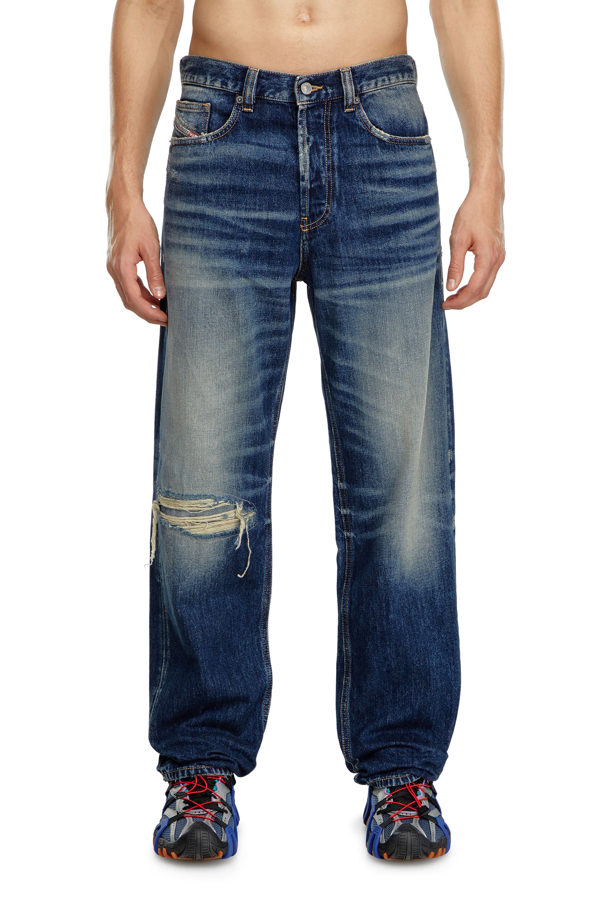 Diesel - Male's Regular Jeans 2024 D-Macs 09J95, ダークブルー - 3