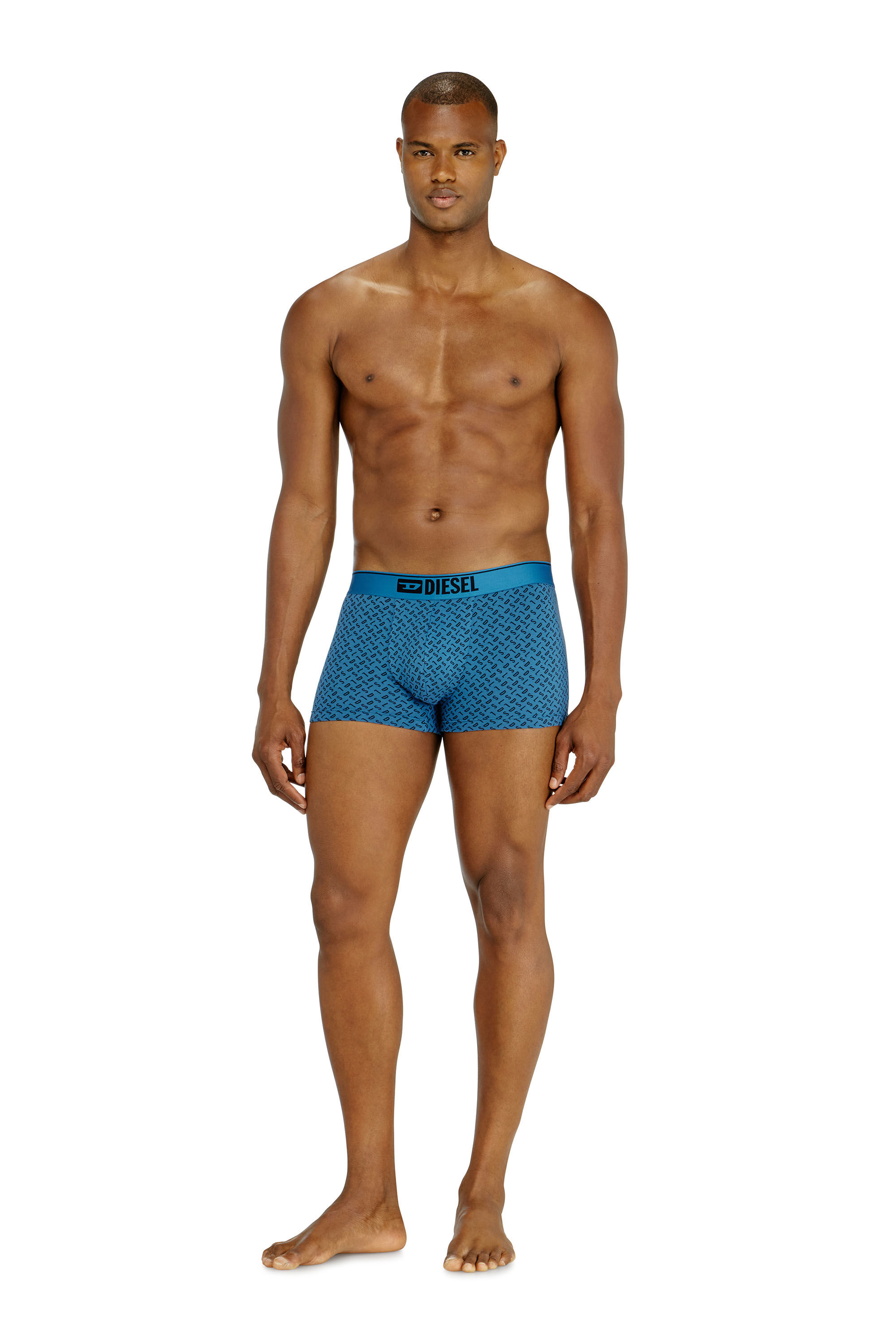 Diesel - DAMIEN-D-BOX-3PACK, Male's ボクサーパンツ 3枚パック in ブルー - 1