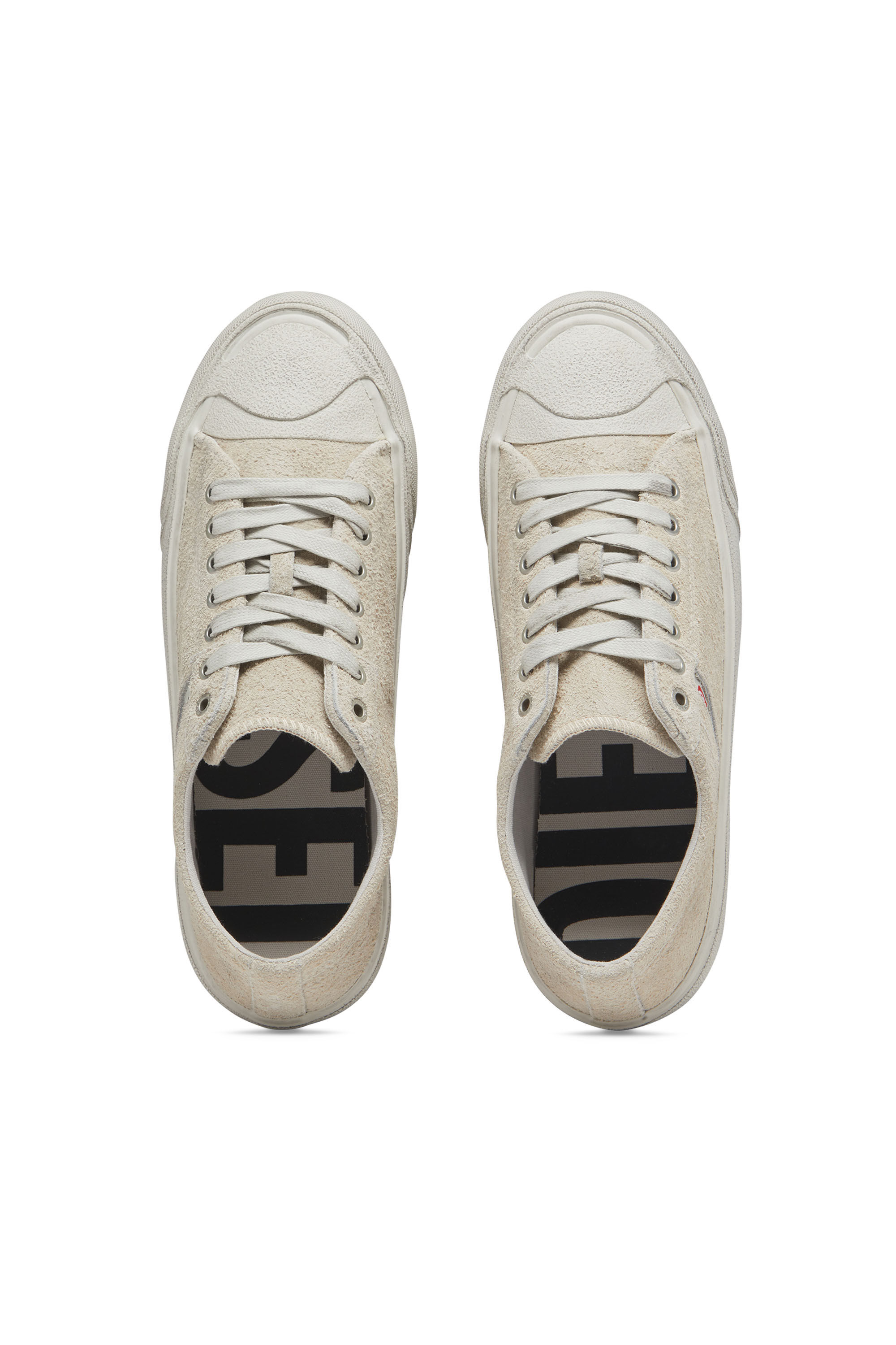 Diesel - S-PRINCIPIA LOW X, Male's カウレザー スウェード ローカット スニーカー - S-Principia Low X in ホワイト - 5